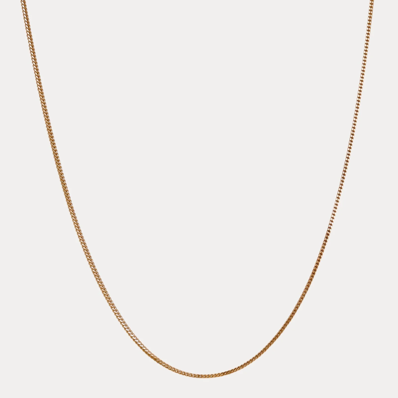 925 Sterling Silver 2mm Franco Chain Necklace - Image 3