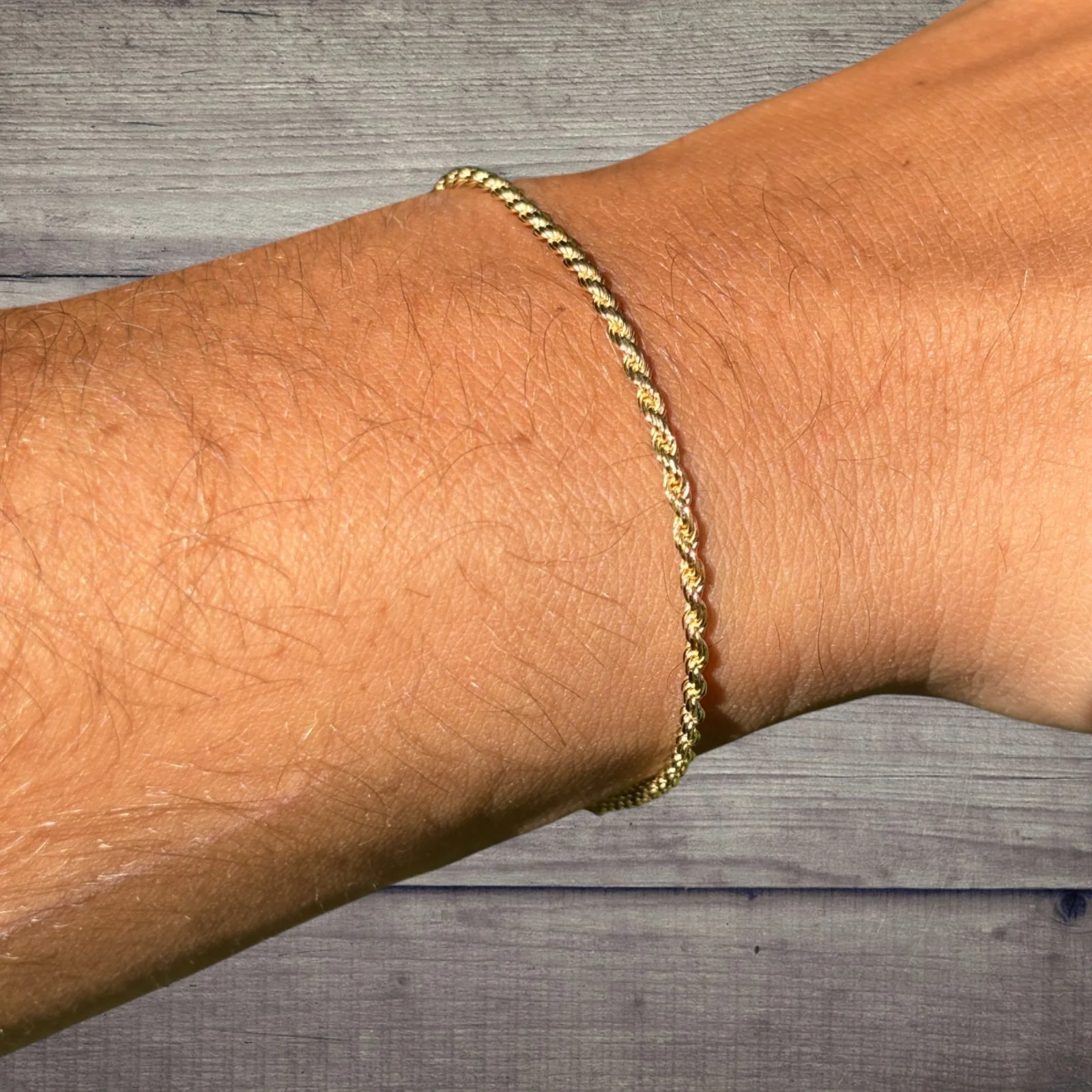 925 Sterling Silver 2mm Diamond Cut Rope Bracelet - Image 16