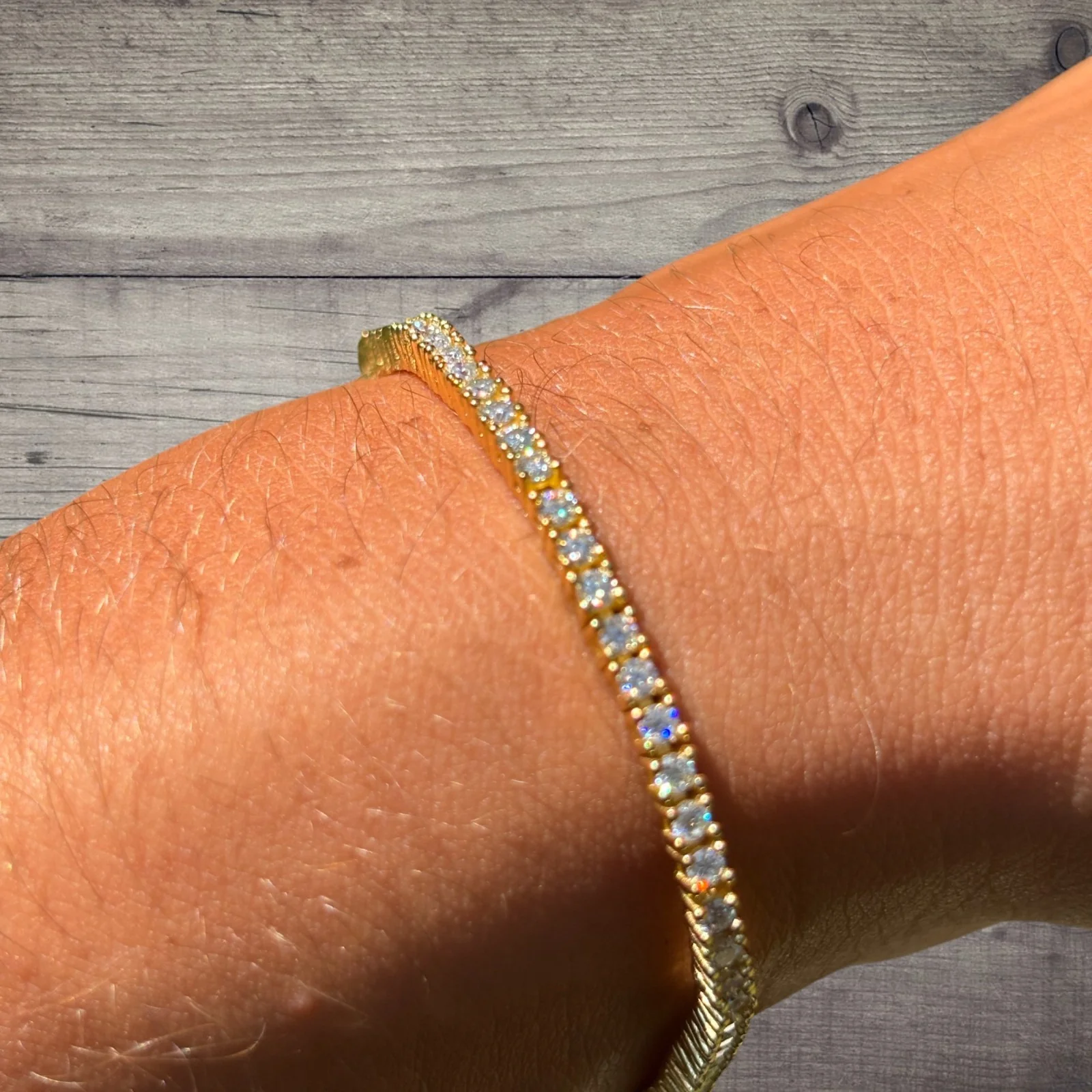 925 Sterling Silver 2mm Tennis Bracelet - CZ Or Moissanite - Image 17