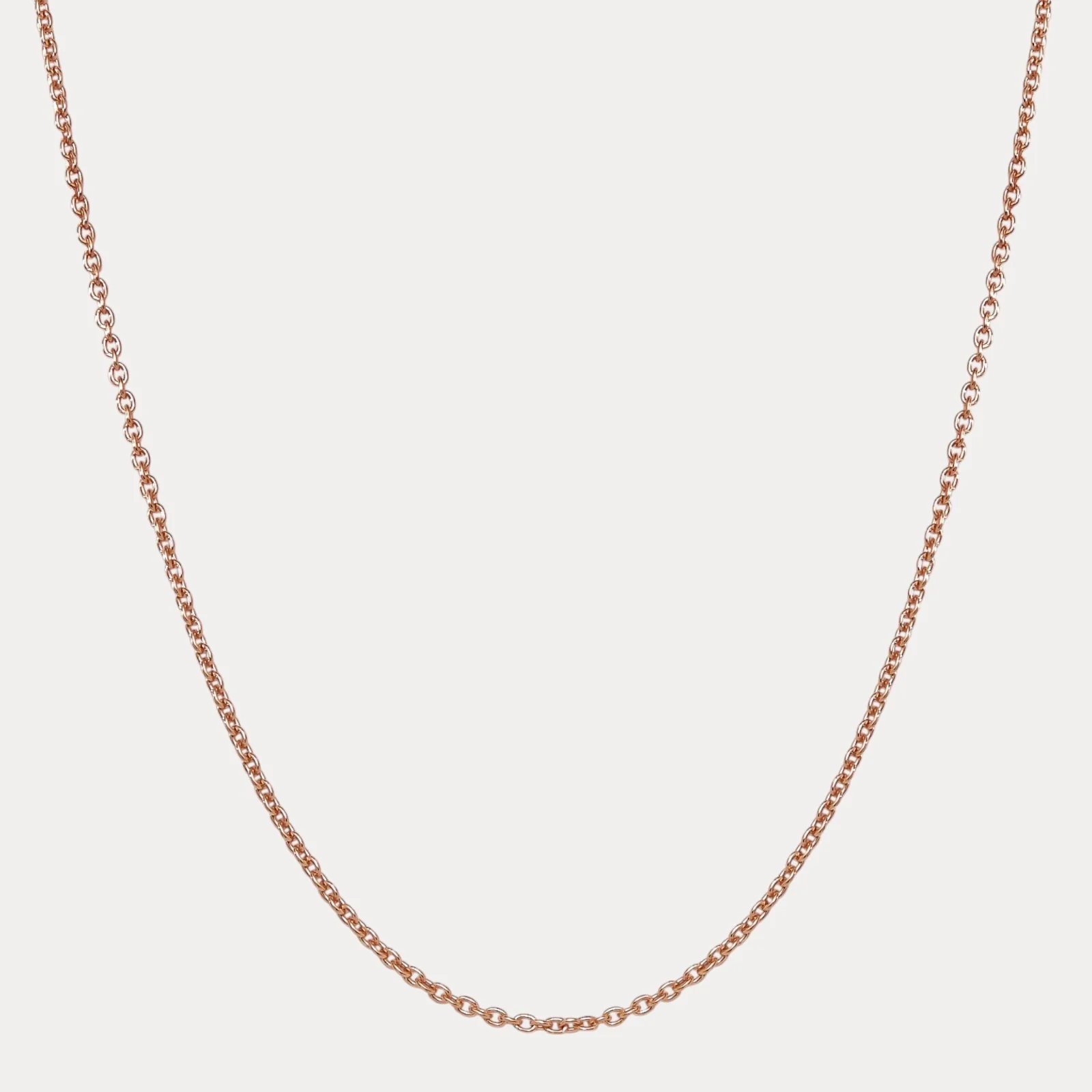 925 Sterling Silver 3mm Cable Chain Necklace - Image 3