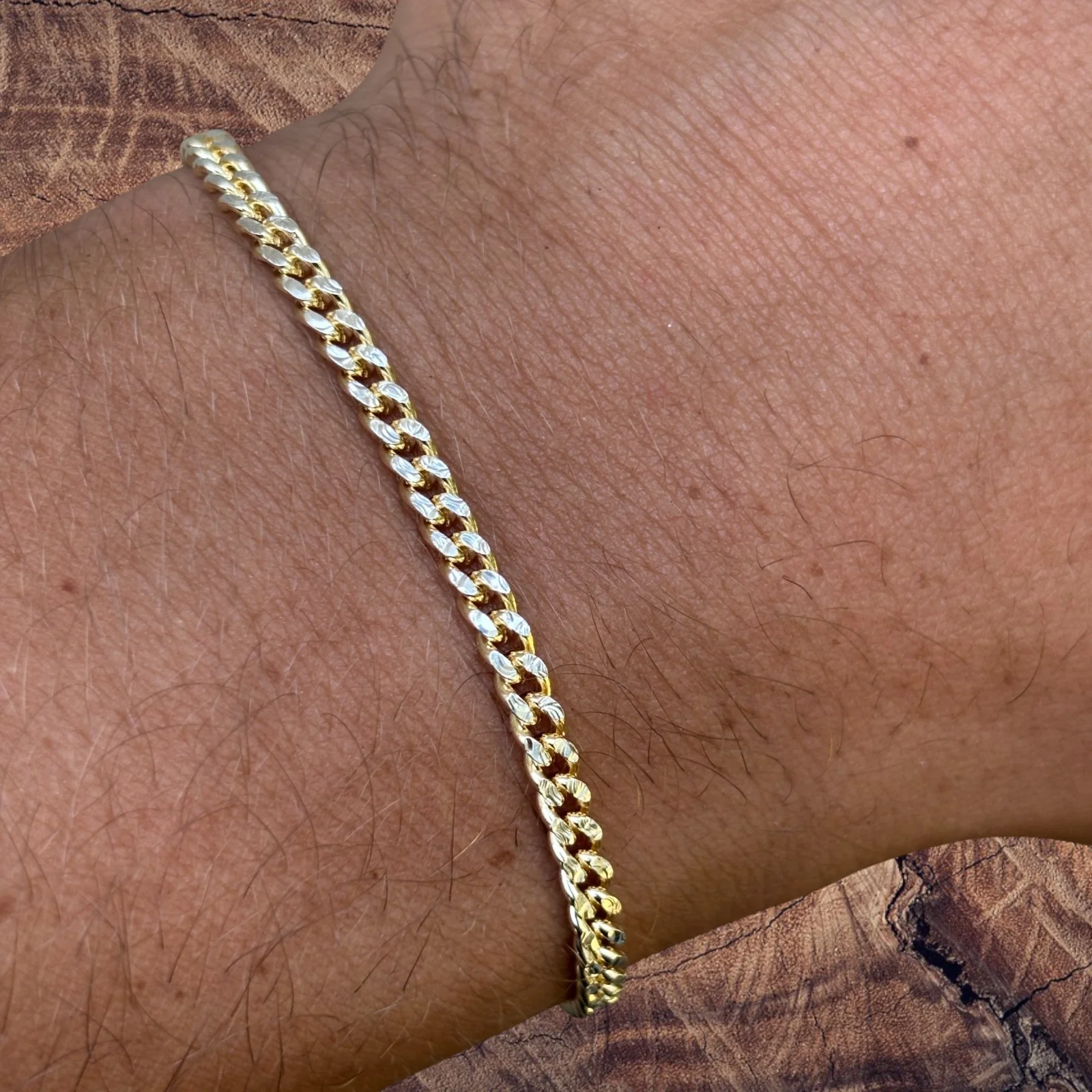 925 Sterling Silver 3mm Diamond Cut Miami Cuban Bracelet - Image 22