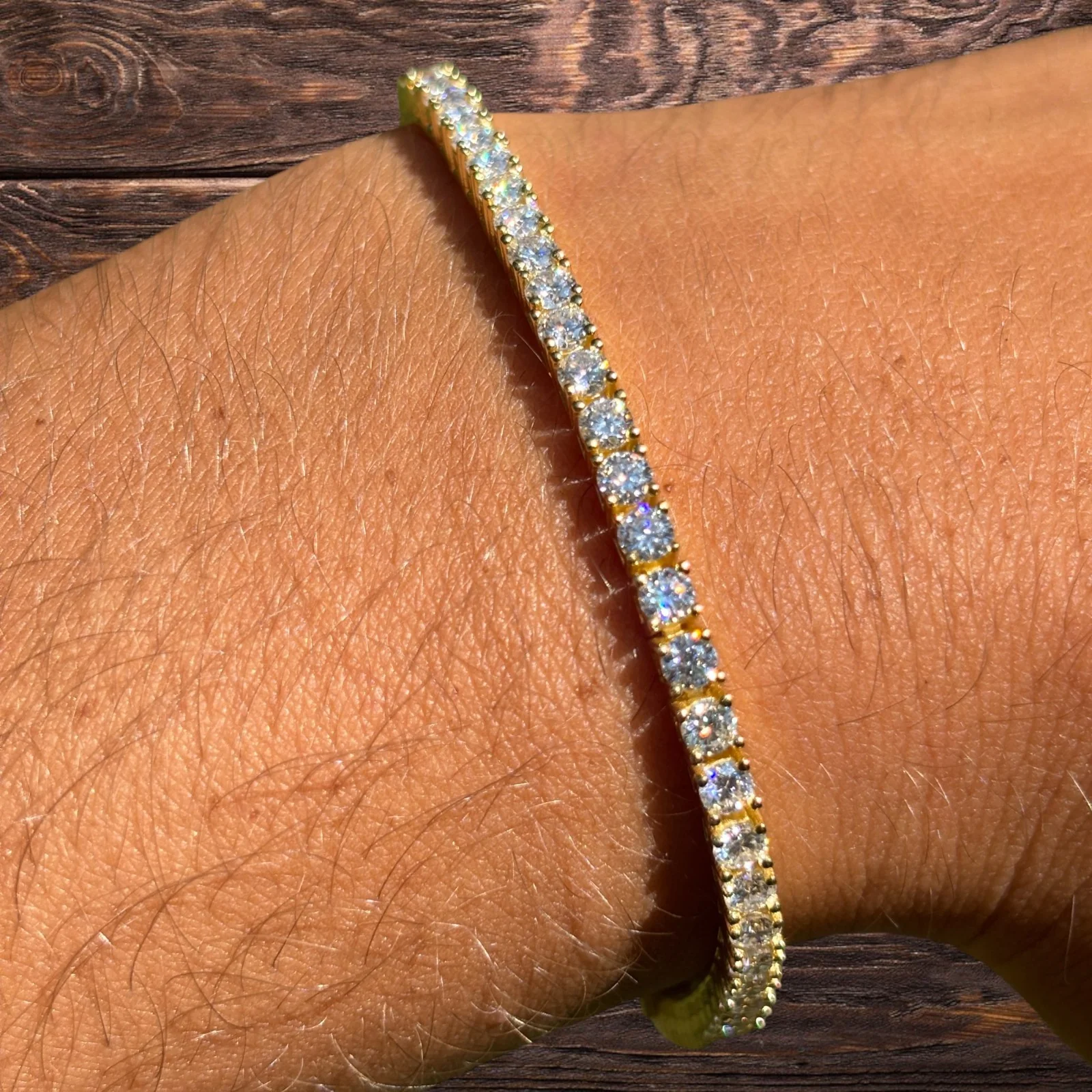 925 Sterling Silver 3mm Tennis Bracelet - CZ Or Moissanite - Image 14