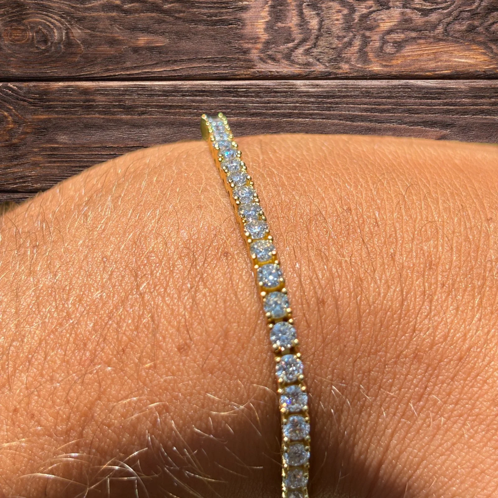 925 Sterling Silver 3mm Tennis Bracelet - CZ Or Moissanite - Image 16