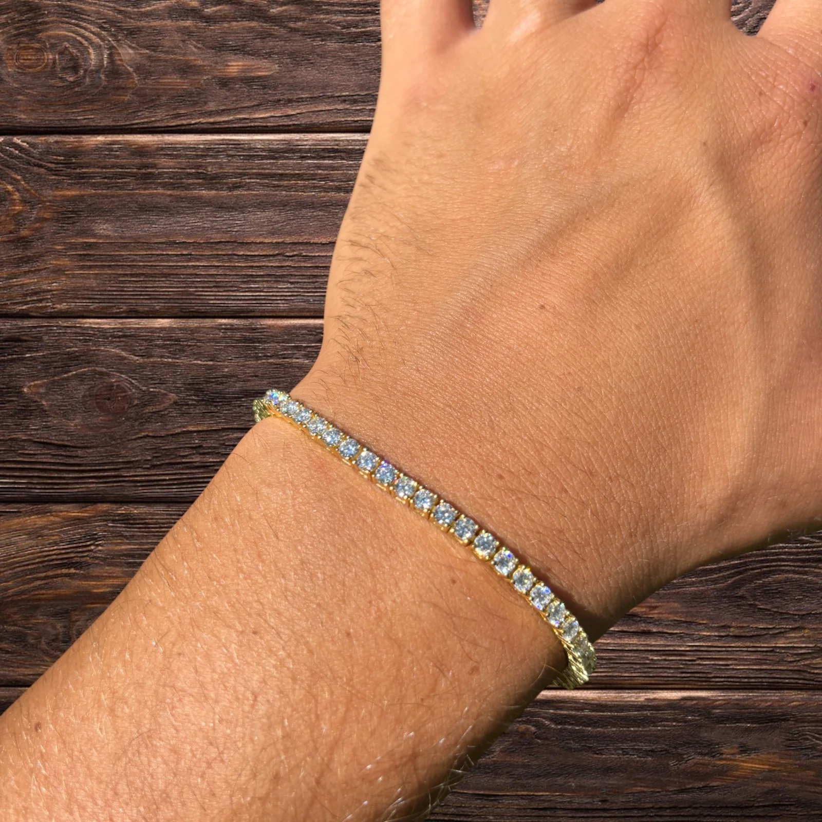 925 Sterling Silver 3mm Tennis Bracelet - CZ Or Moissanite - Image 17