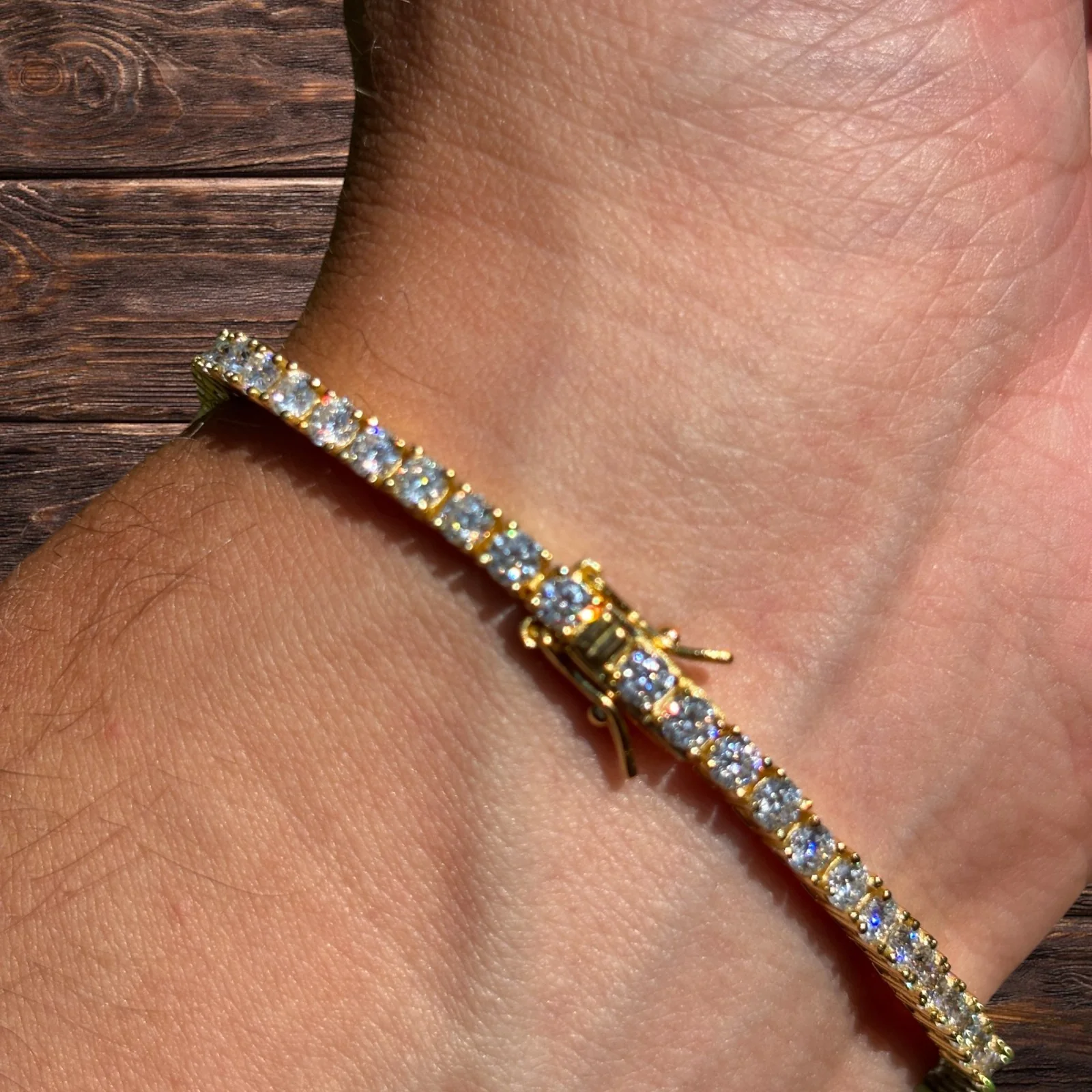 925 Sterling Silver 3mm Tennis Bracelet - CZ Or Moissanite - Image 19