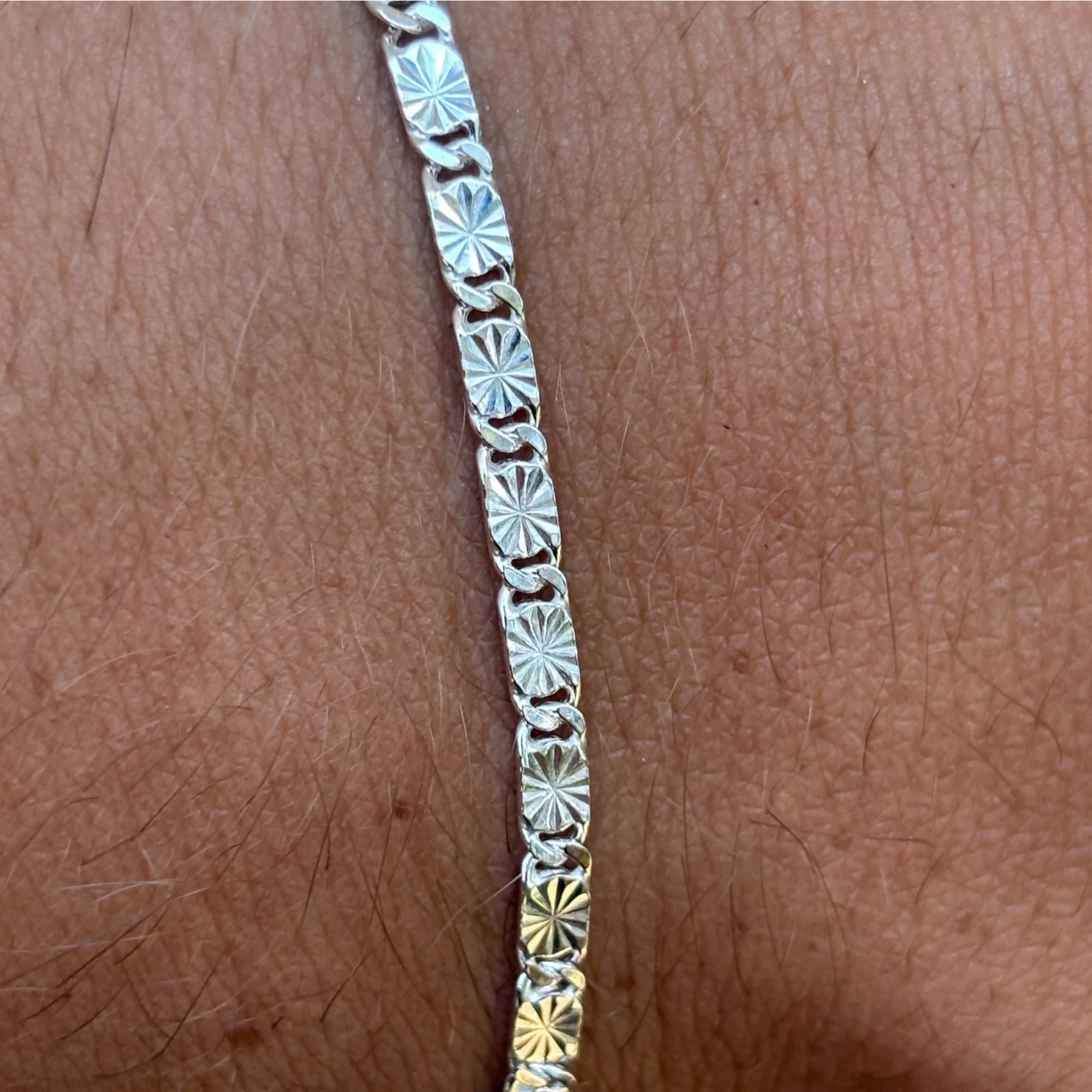 925 Sterling Silver 3mm Valentino Bracelet - Image 14
