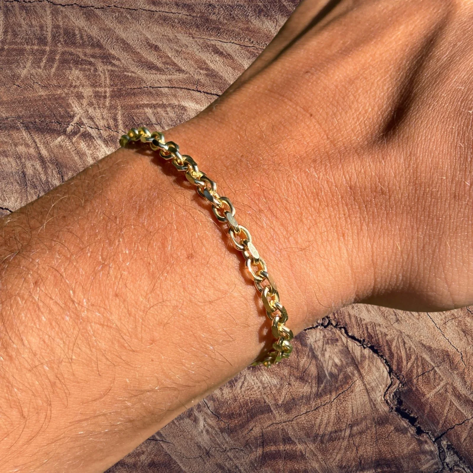 925 Sterling Silver 4mm Anchor Cable Bracelet - Image 18