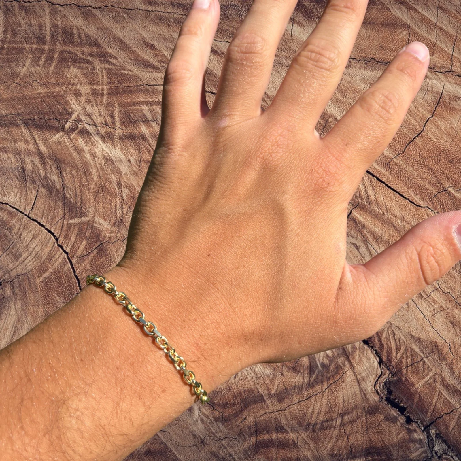 925 Sterling Silver 4mm Anchor Cable Bracelet - Image 19