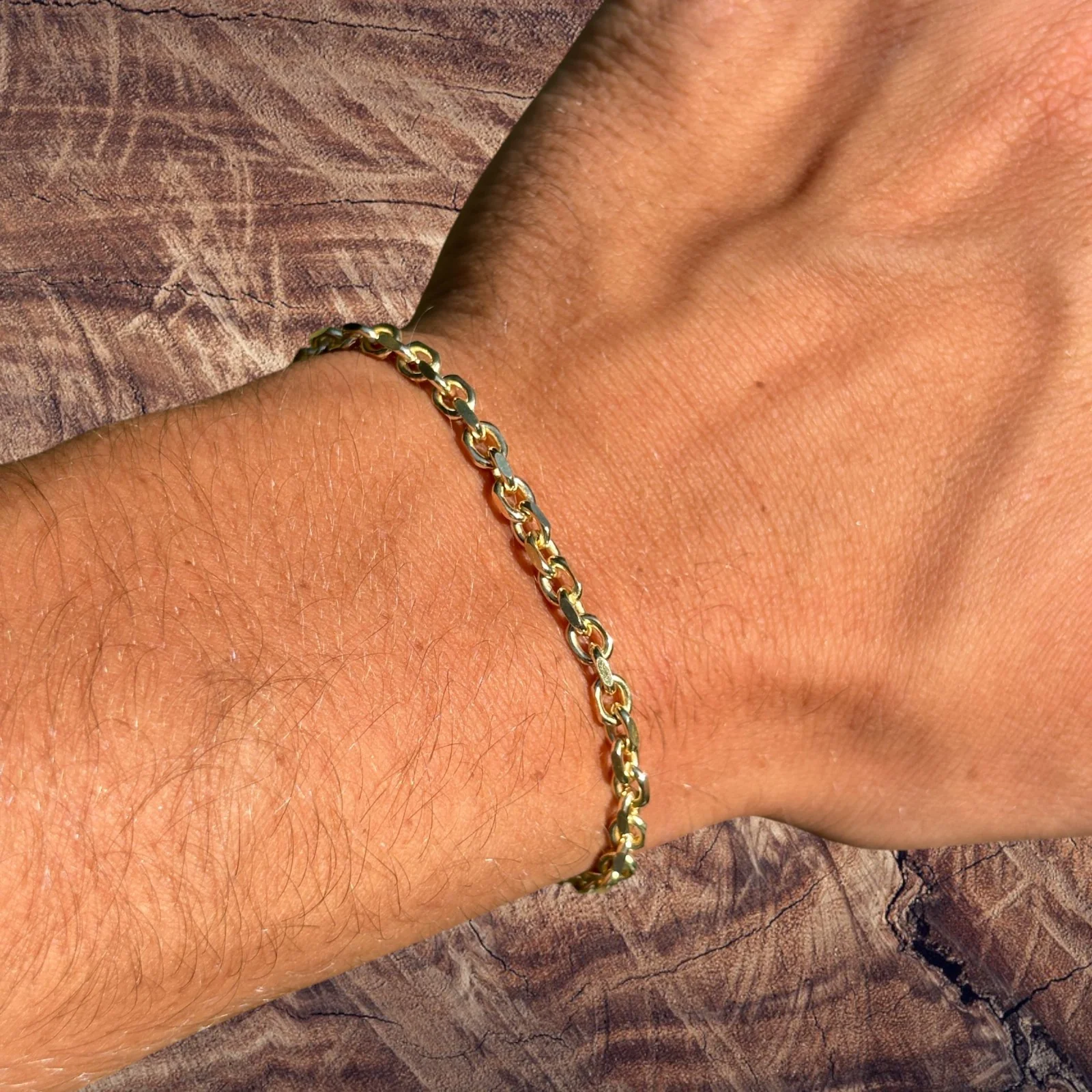 925 Sterling Silver 4mm Anchor Cable Bracelet - Image 20