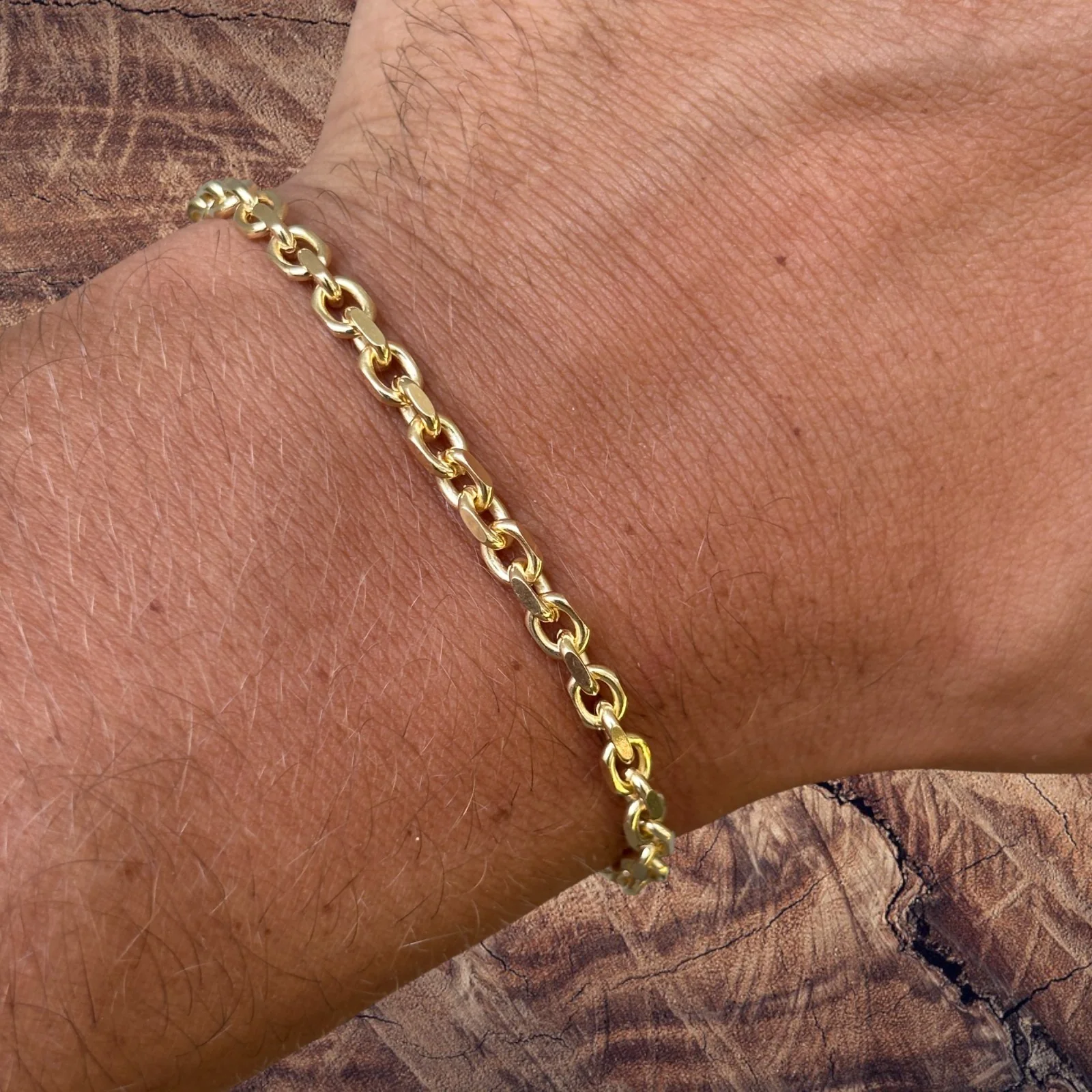925 Sterling Silver 4mm Anchor Cable Bracelet - Image 21