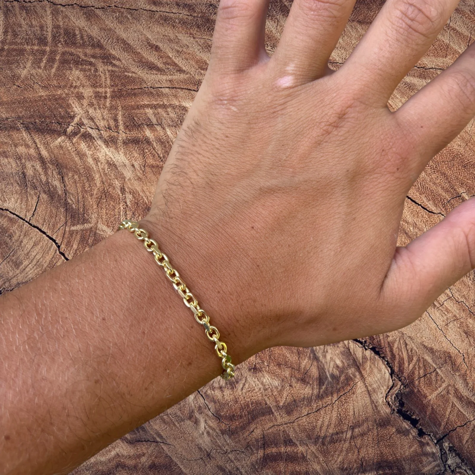 925 Sterling Silver 4mm Anchor Cable Bracelet - Image 22