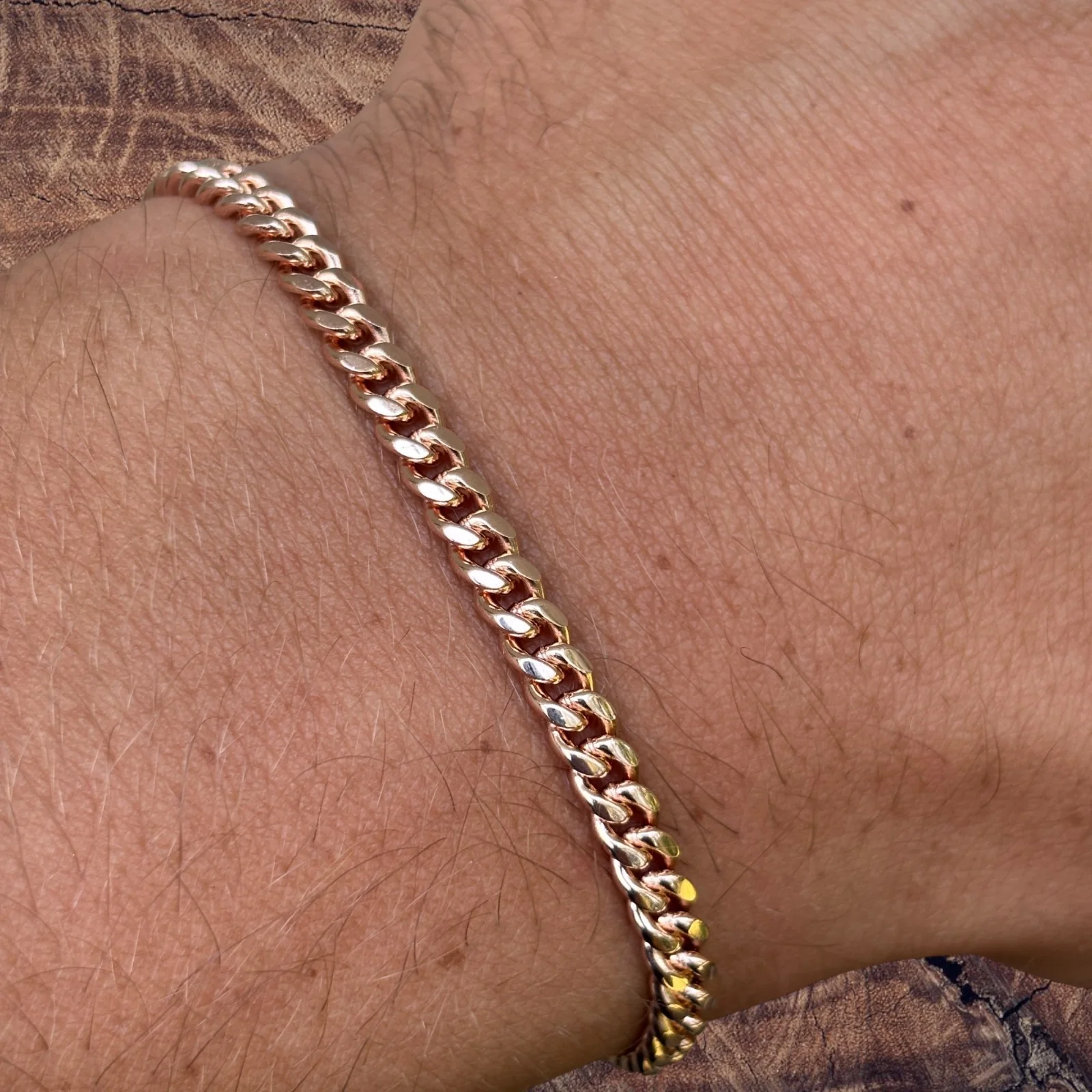 925 Sterling Silver 4mm Miami Cuban W. Box Clasp Bracelet - Image 24