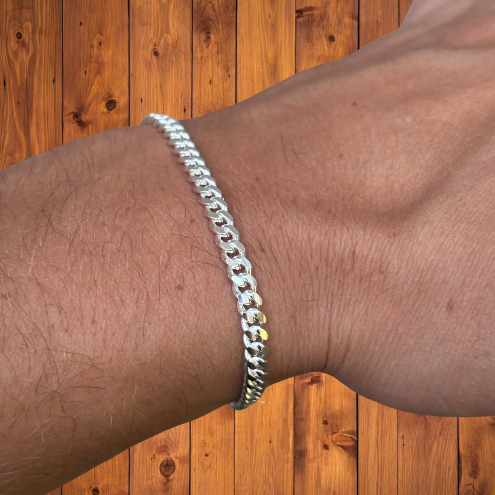 925 Sterling Silver 4mm Miami Cuban Bracelet - Image 11