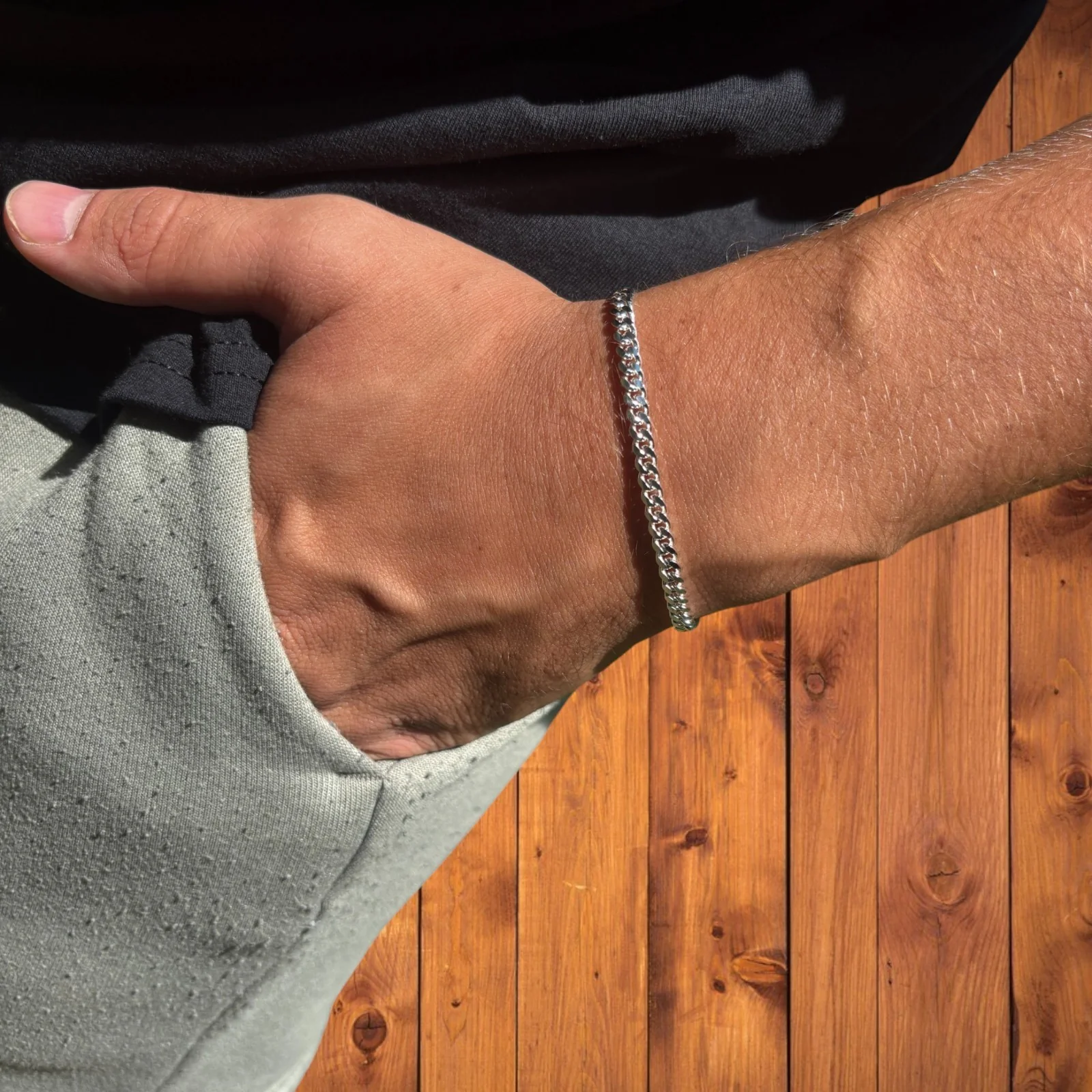 925 Sterling Silver 4mm Miami Cuban Bracelet - Image 13