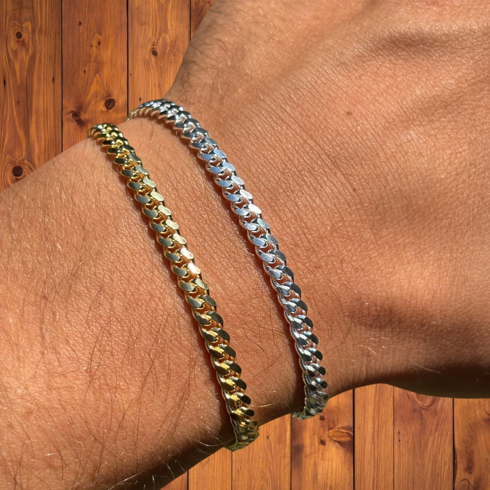 925 Sterling Silver 4mm Miami Cuban Bracelet - Image 3
