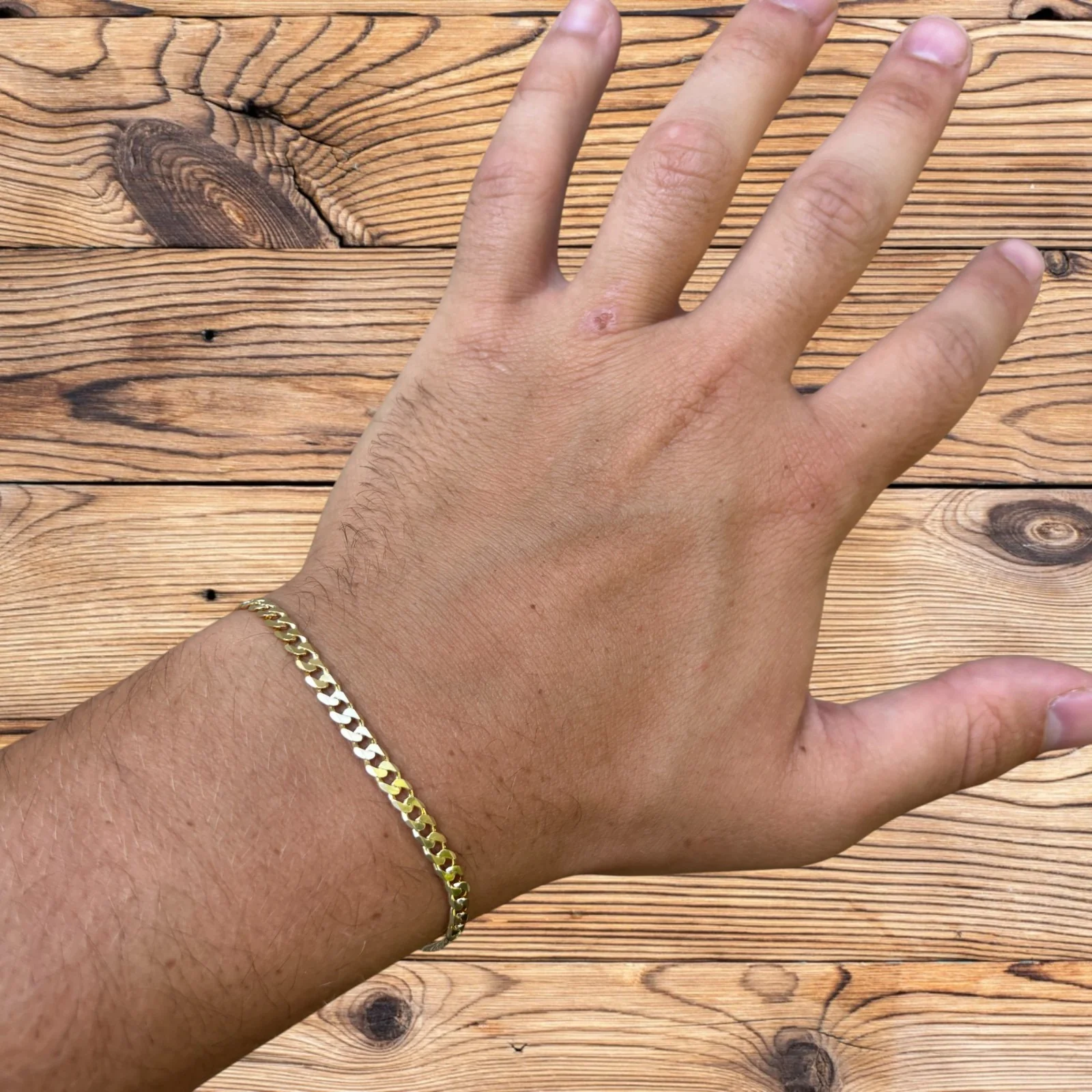 925 Sterling Silver 4mm Curb Bracelet - Image 21