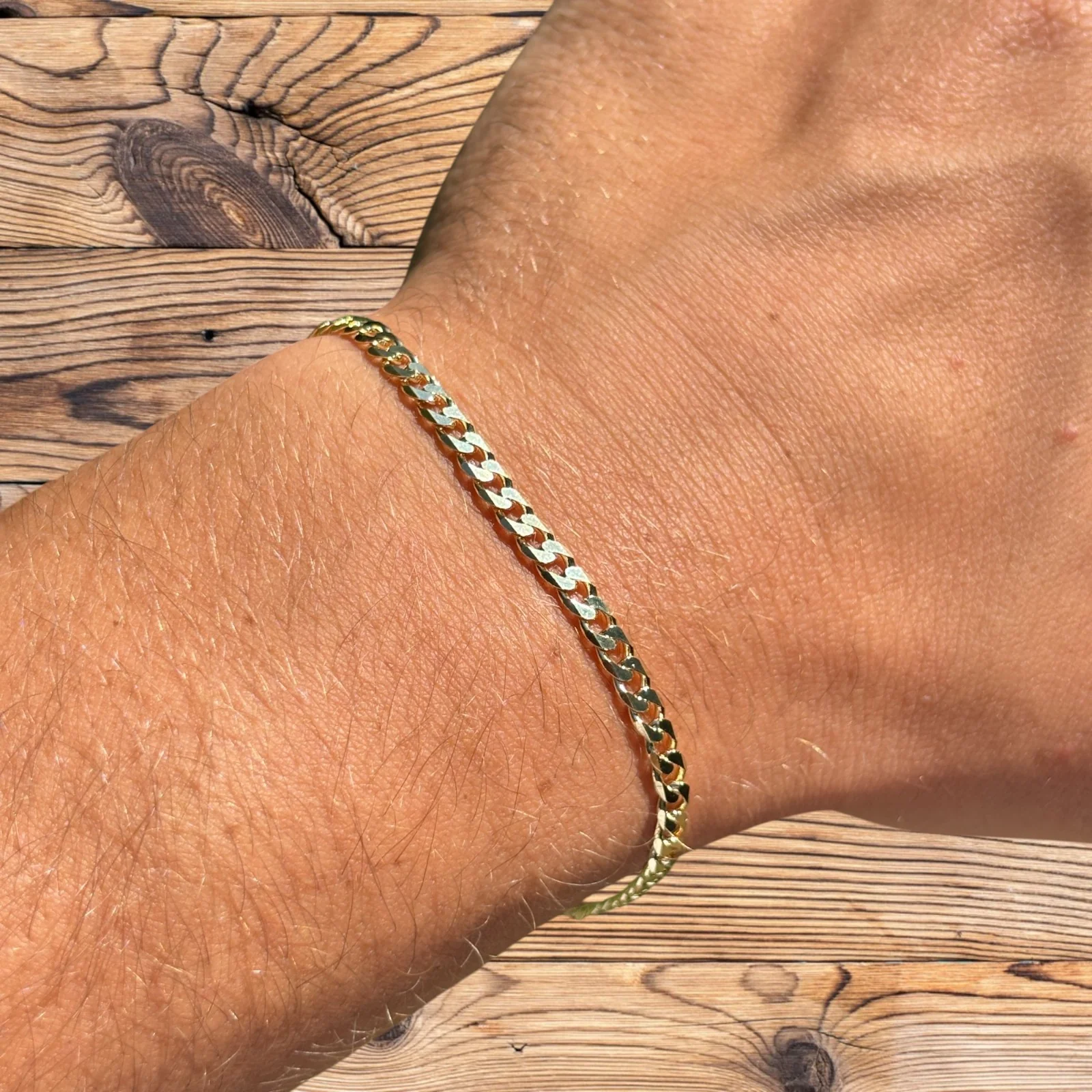 925 Sterling Silver 4mm Curb Bracelet - Image 23