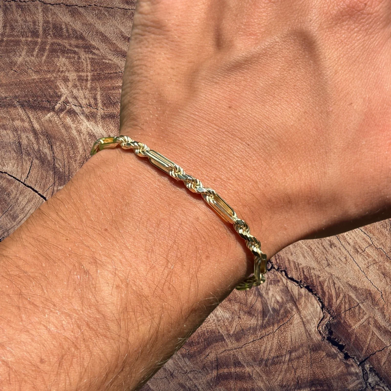 925 Sterling Silver 4mm Figarope Milano Bracelet - Image 17