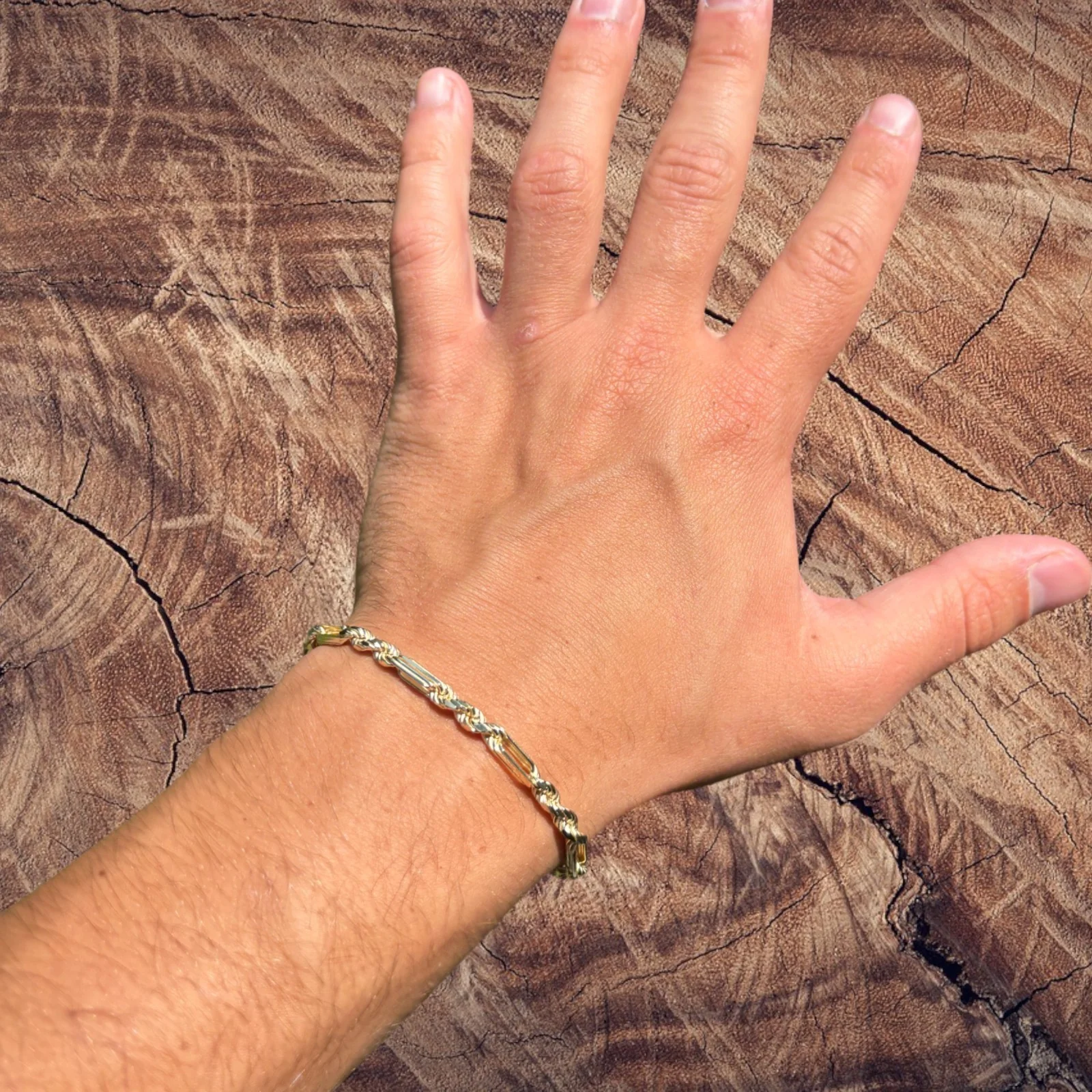 925 Sterling Silver 4mm Figarope Milano Bracelet - Image 19