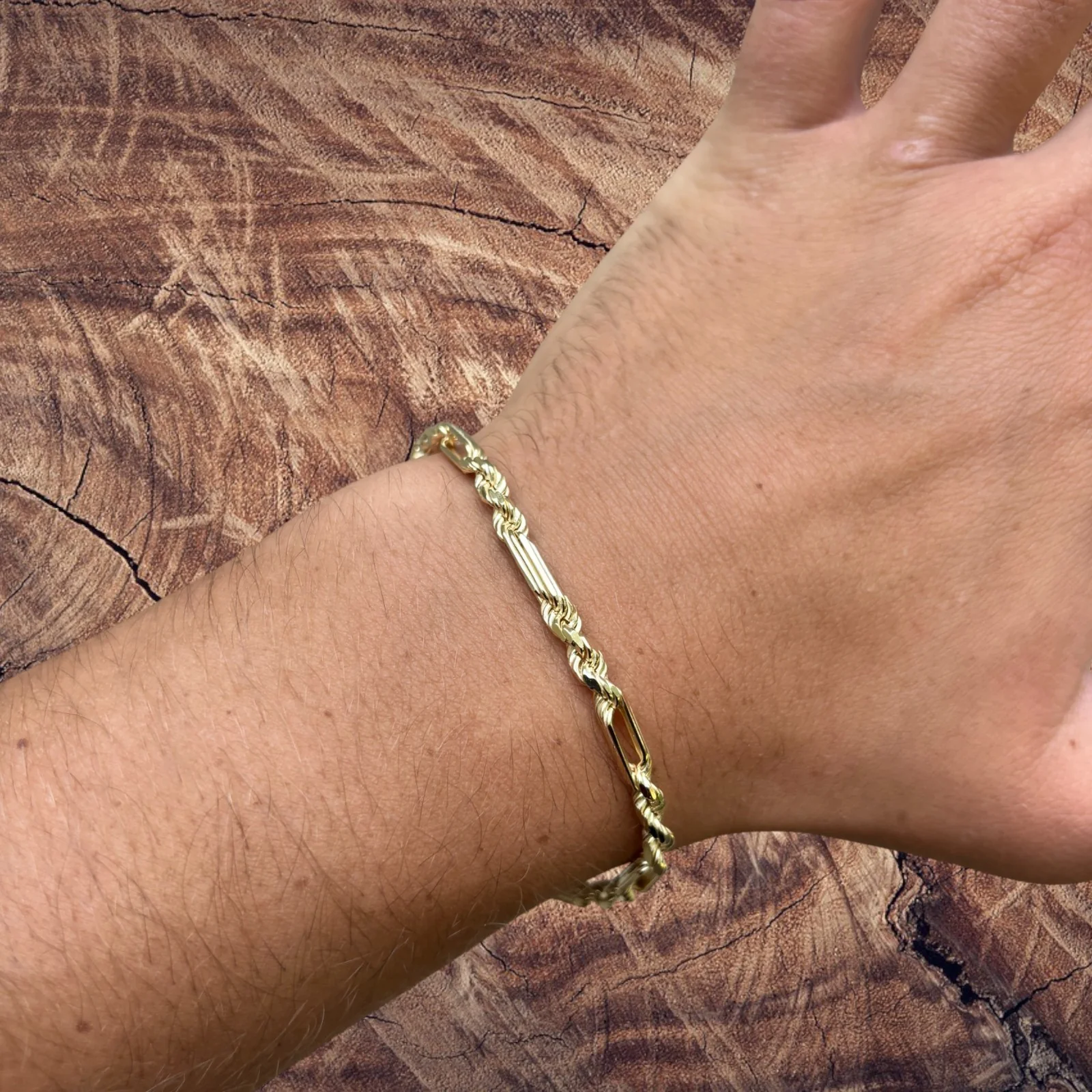 925 Sterling Silver 4mm Figarope Milano Bracelet - Image 21