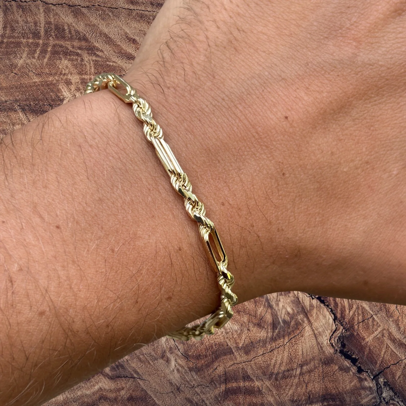 925 Sterling Silver 4mm Figarope Milano Bracelet - Image 22