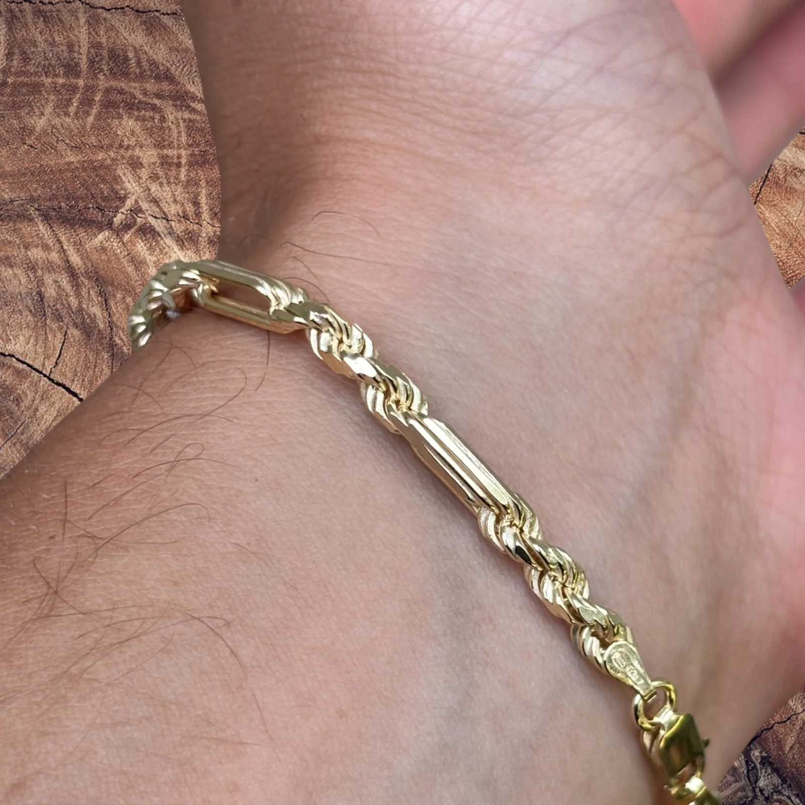 925 Sterling Silver 4mm Figarope Milano Bracelet - Image 23