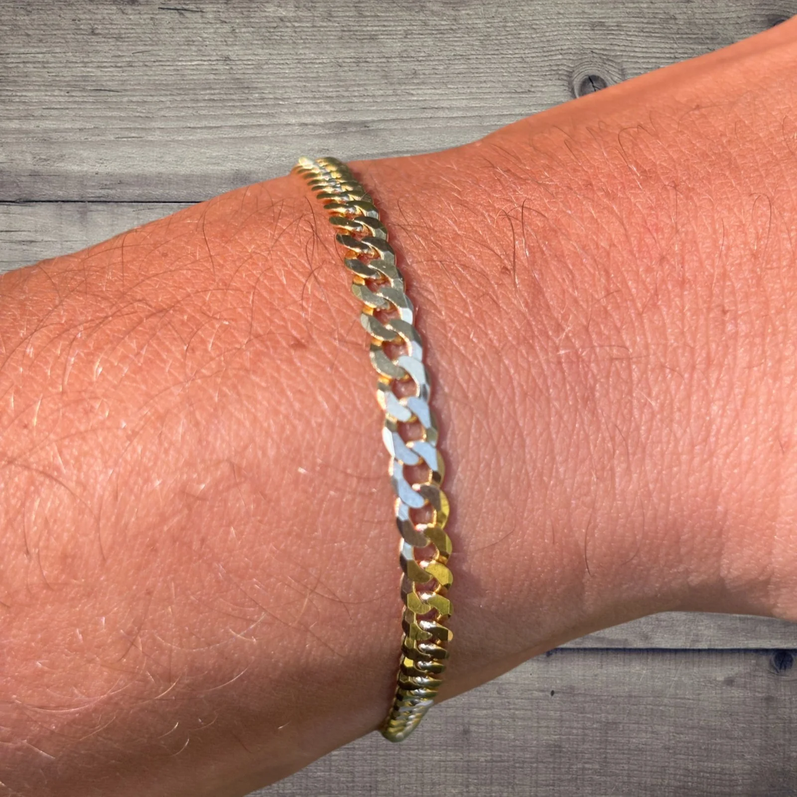 925 Sterling Silver 4mm Flat Curb Bracelet - Image 16