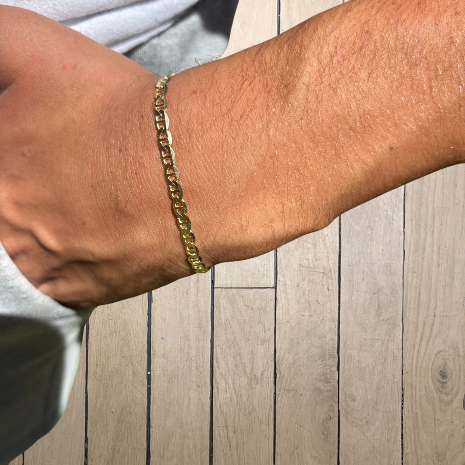 925 Sterling Silver 4mm Mariner Bracelet - Image 23