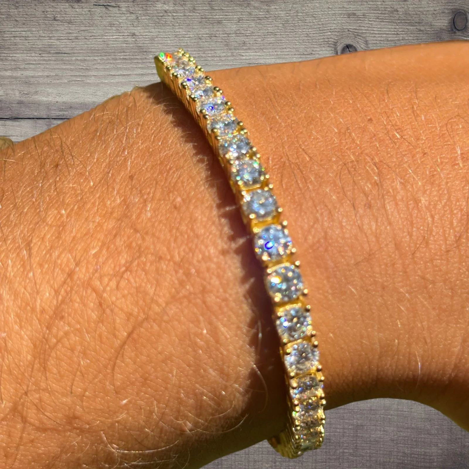 925 Sterling Silver 4mm Tennis Bracelet - CZ Or Moissanite - Image 14