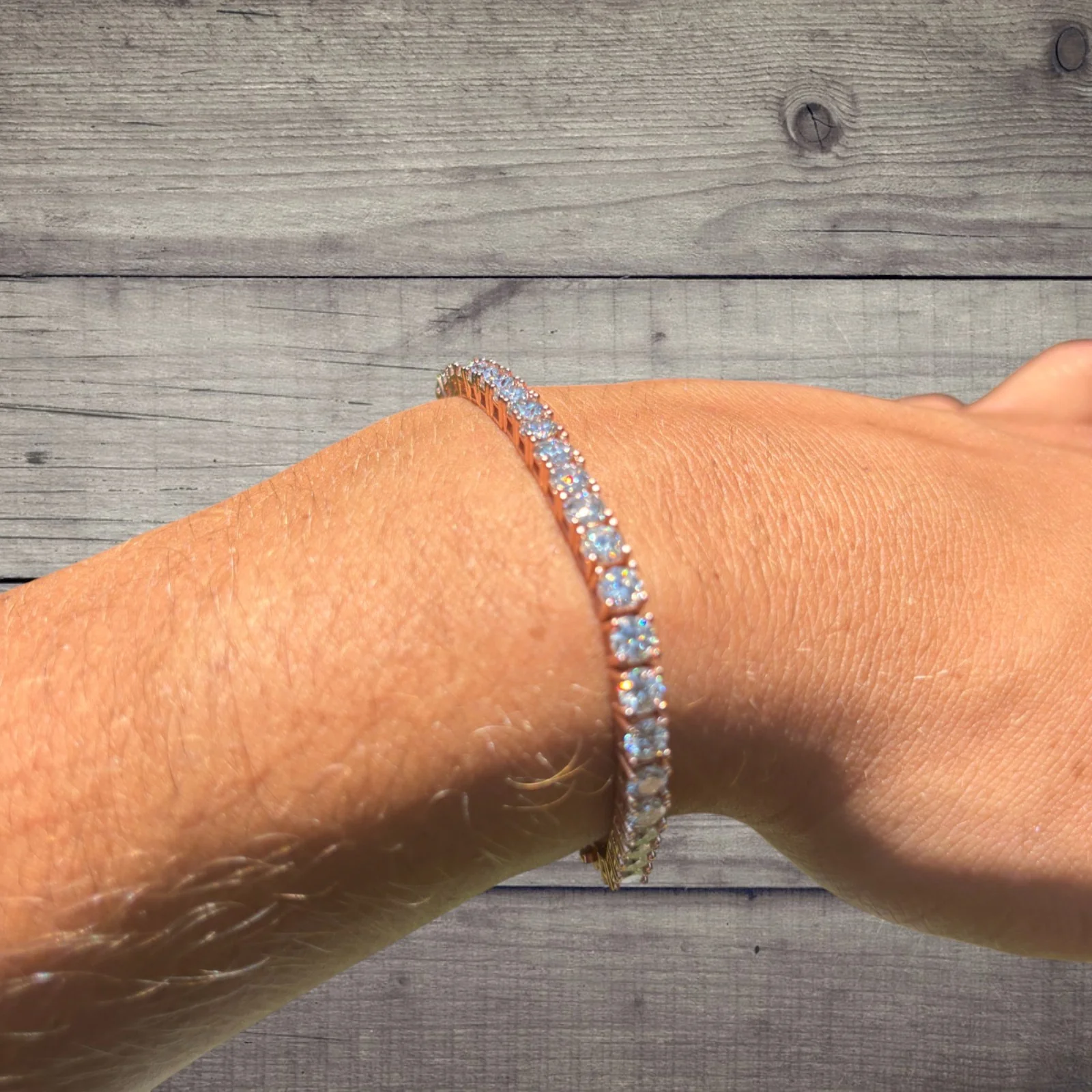 925 Sterling Silver 4mm Tennis Bracelet - CZ Or Moissanite - Image 23