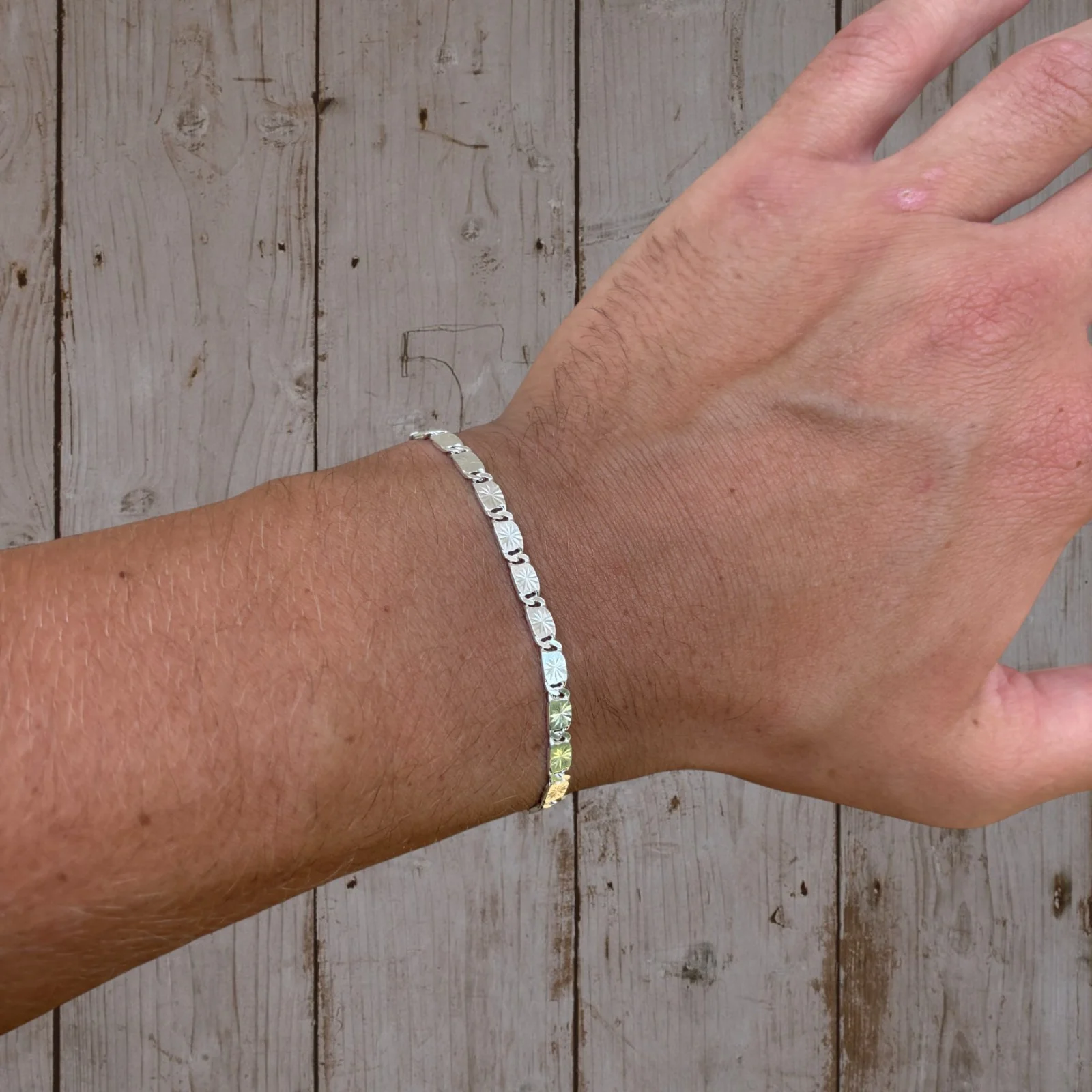 925 Sterling Silver 4mm Valentino Bracelet - Image 14