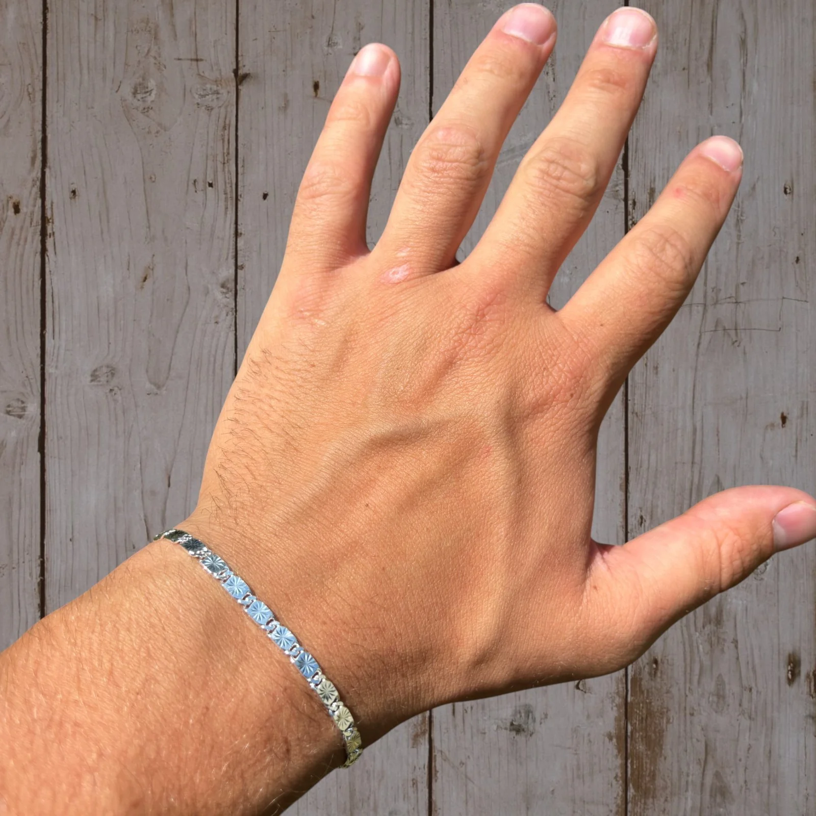 925 Sterling Silver 4mm Valentino Bracelet - Image 5
