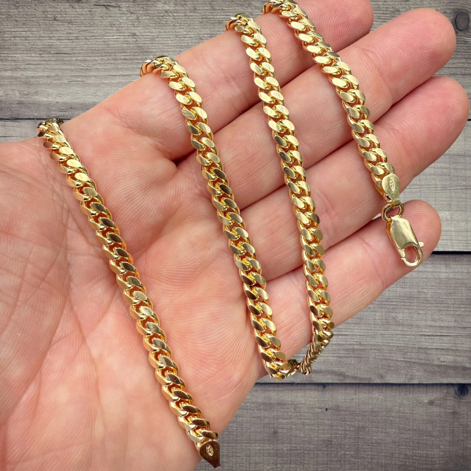 925 Sterling Silver 5.5mm Miami Cuban Chain Necklace - Image 4