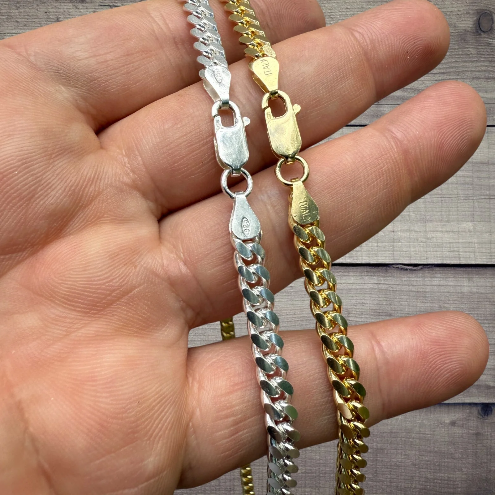 925 Sterling Silver 5.5mm Miami Cuban Chain Necklace - Image 5