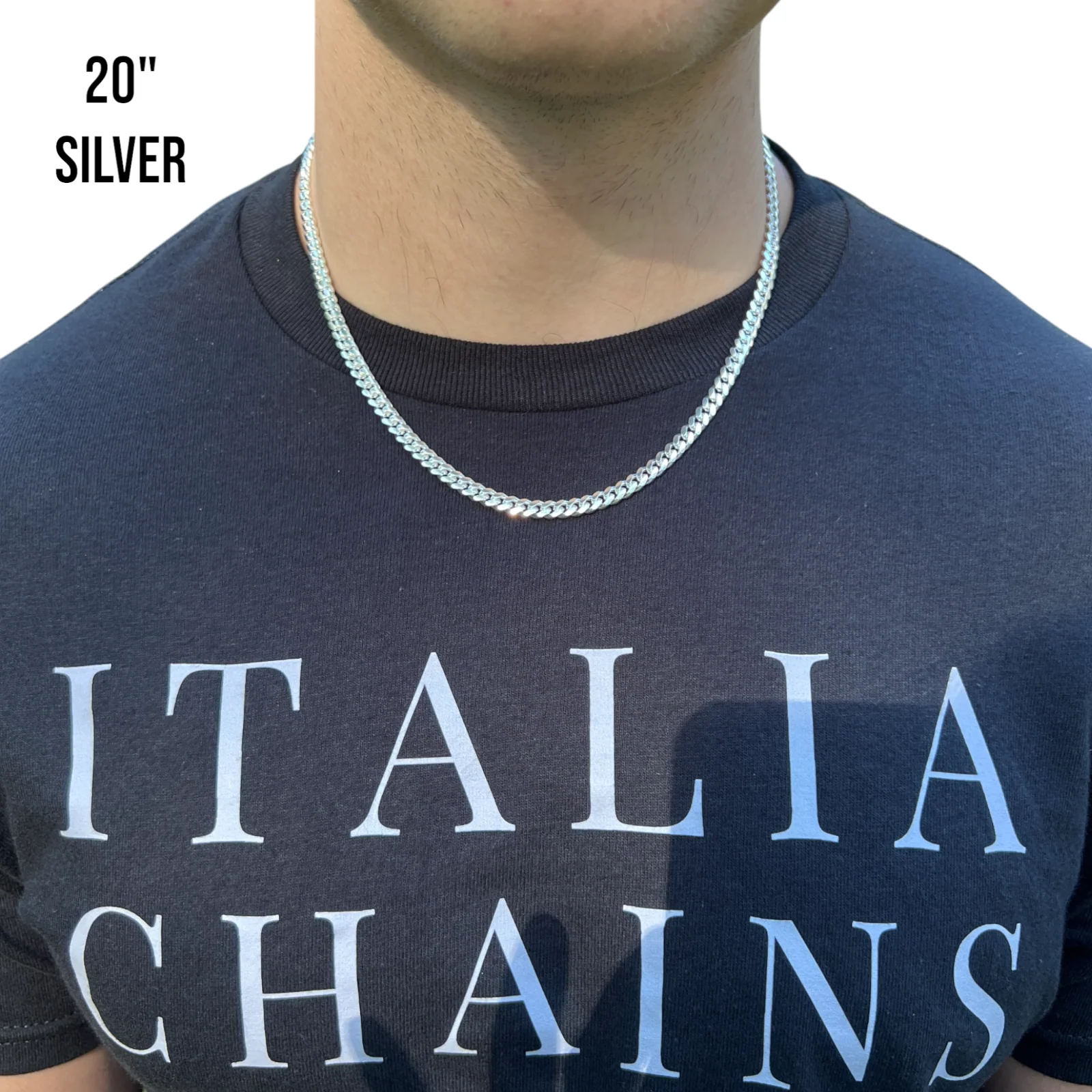 925 Sterling Silver 5.5mm Miami Cuban Chain Necklace - Image 7