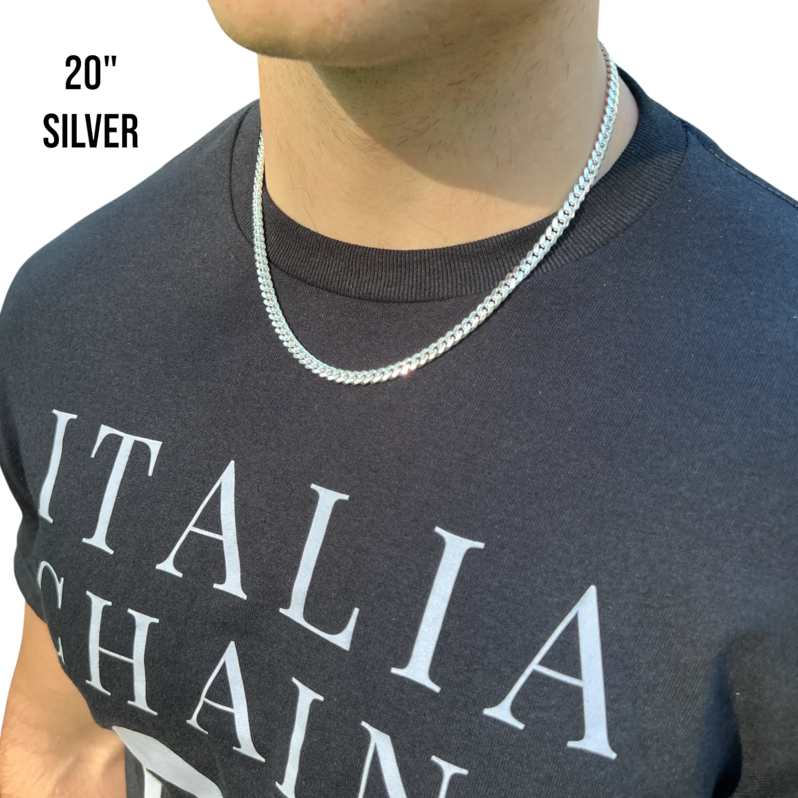 925 Sterling Silver 5.5mm Miami Cuban Chain Necklace - Image 8