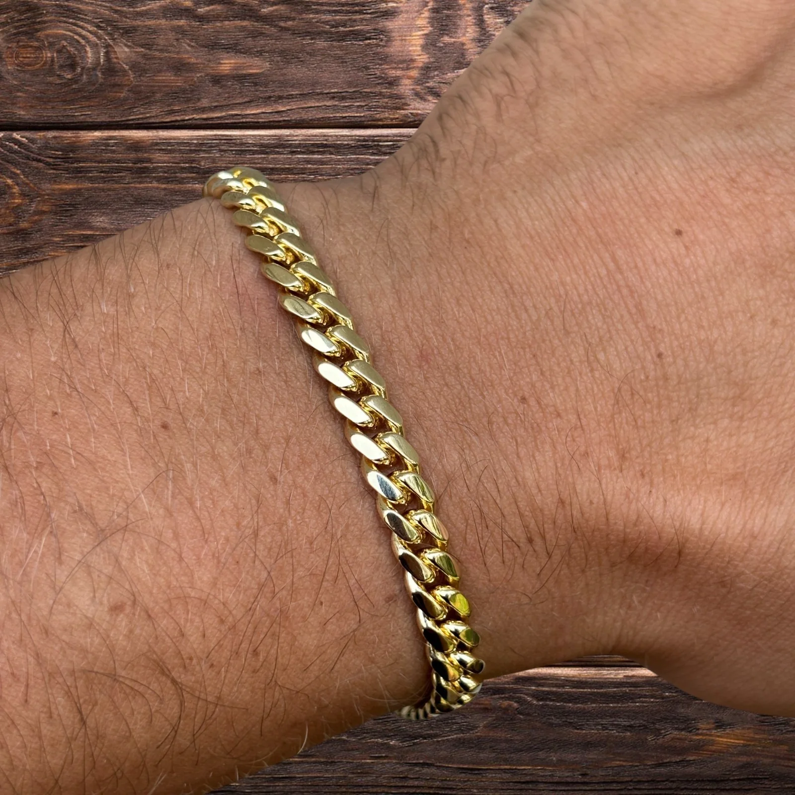 925 Sterling Silver 5mm Miami Cuban W. Box Clasp Bracelet - Image 19