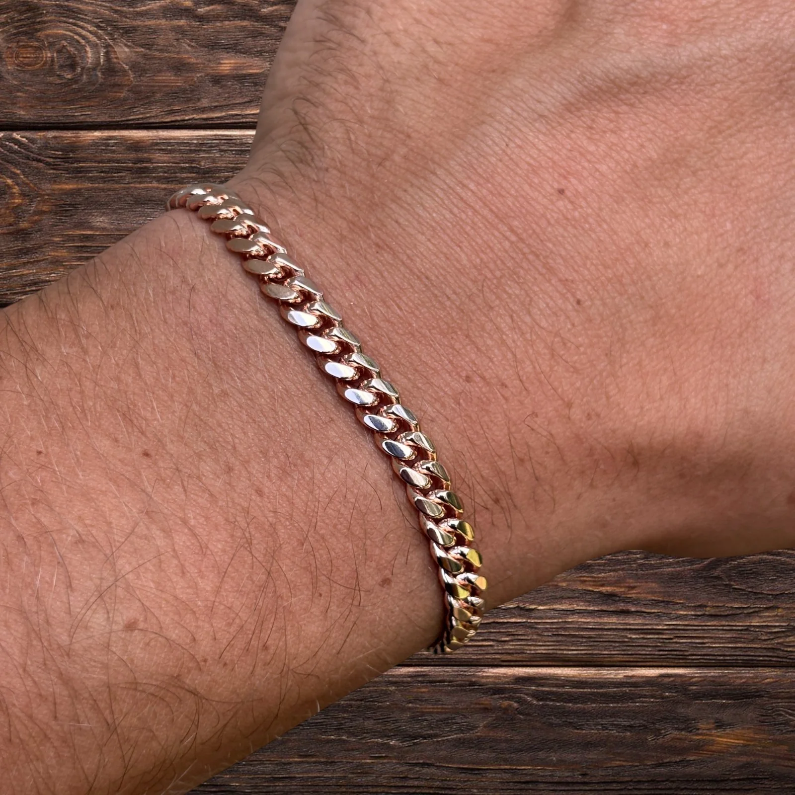925 Sterling Silver 5mm Miami Cuban W. Box Clasp Bracelet - Image 23