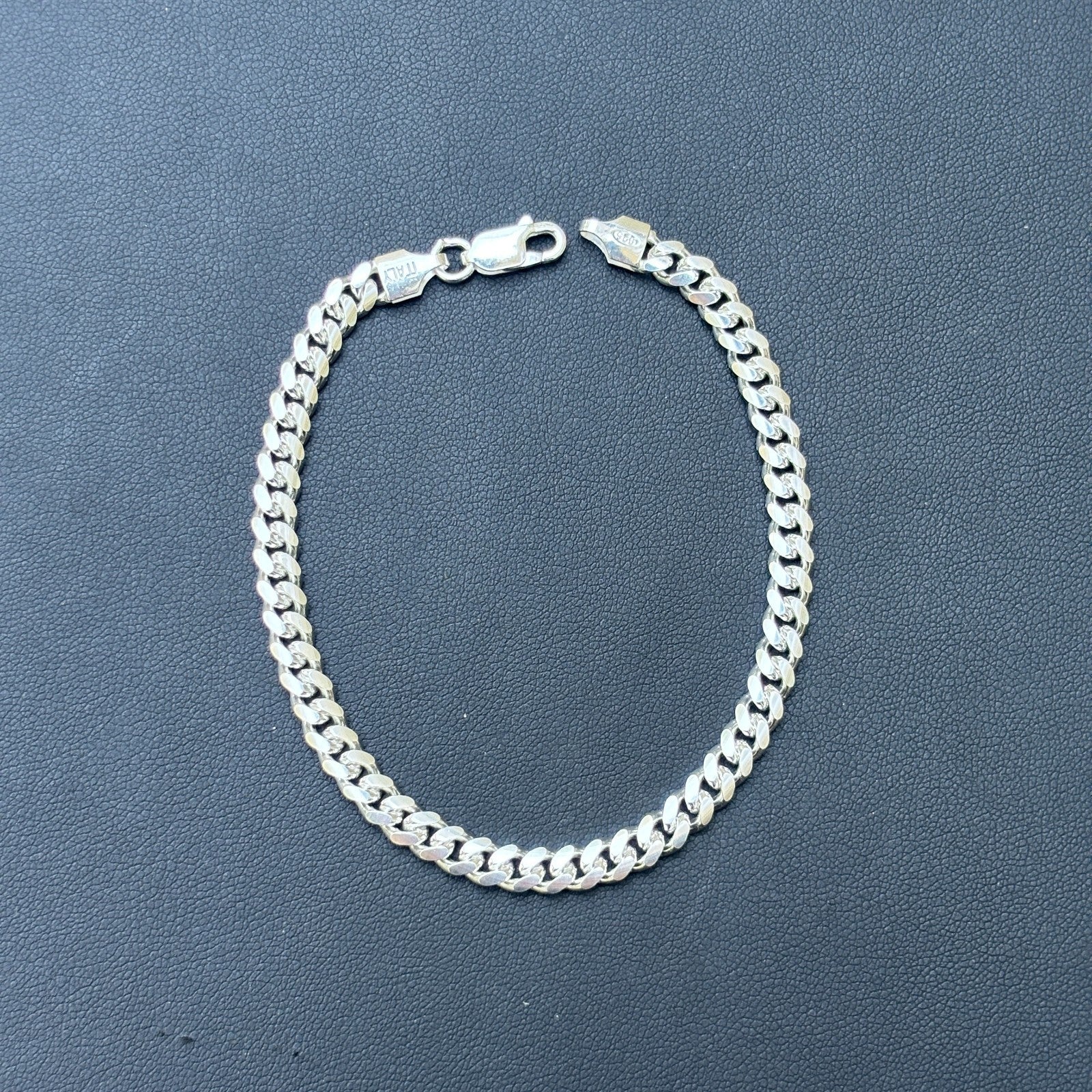 925 Sterling Silver 5mm Miami Cuban Bracelet - Image 15