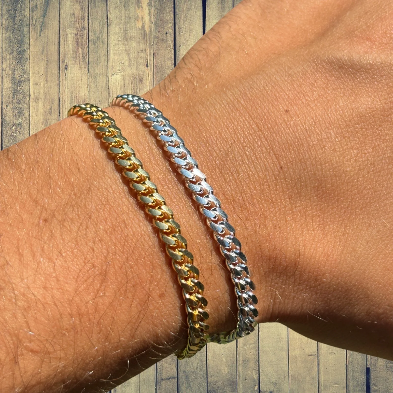 925 Sterling Silver 5mm Miami Cuban Bracelet - Image 3