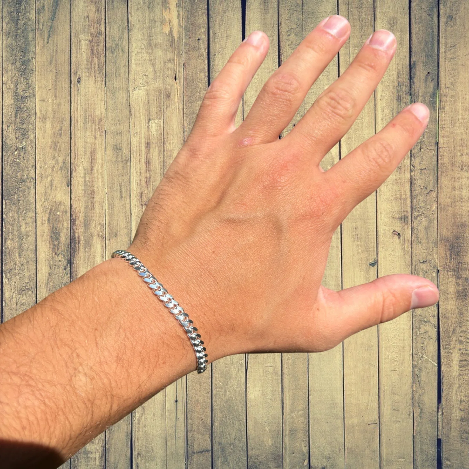 925 Sterling Silver 5mm Miami Cuban Bracelet - Image 8