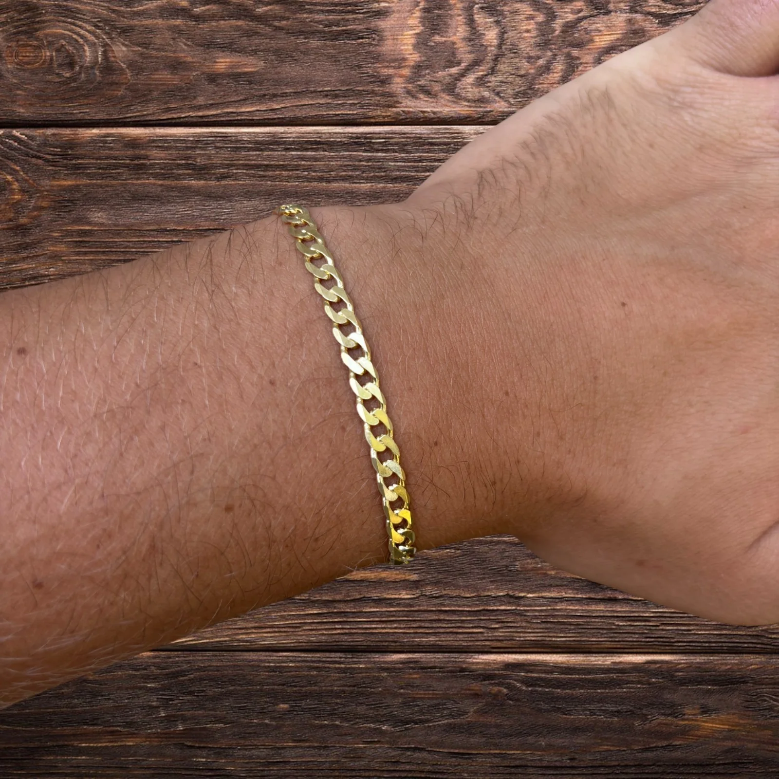 925 Sterling Silver 5mm Curb Bracelet - Image 20
