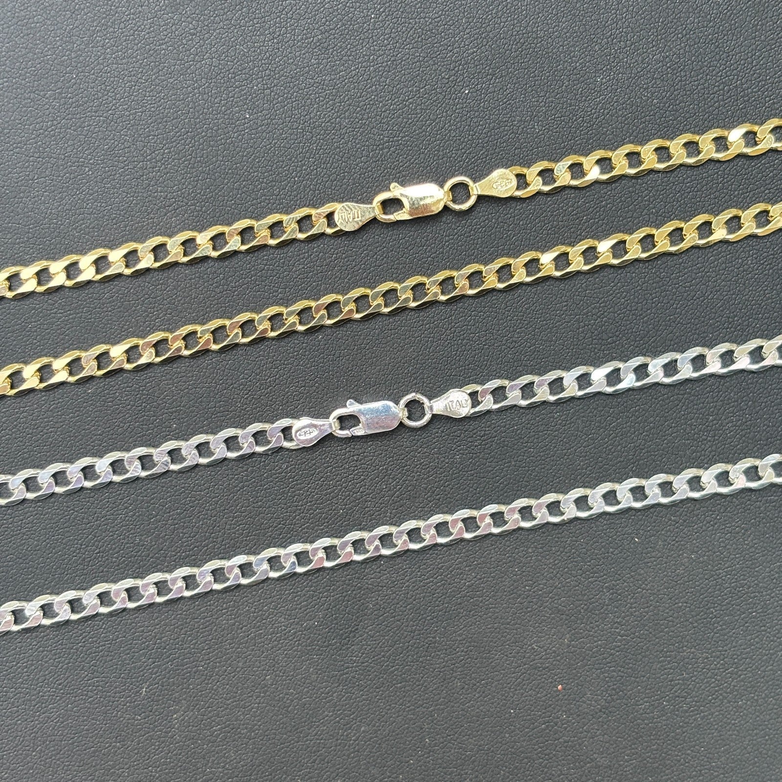 925 Sterling Silver 5mm Curb Chain Necklace - Image 10