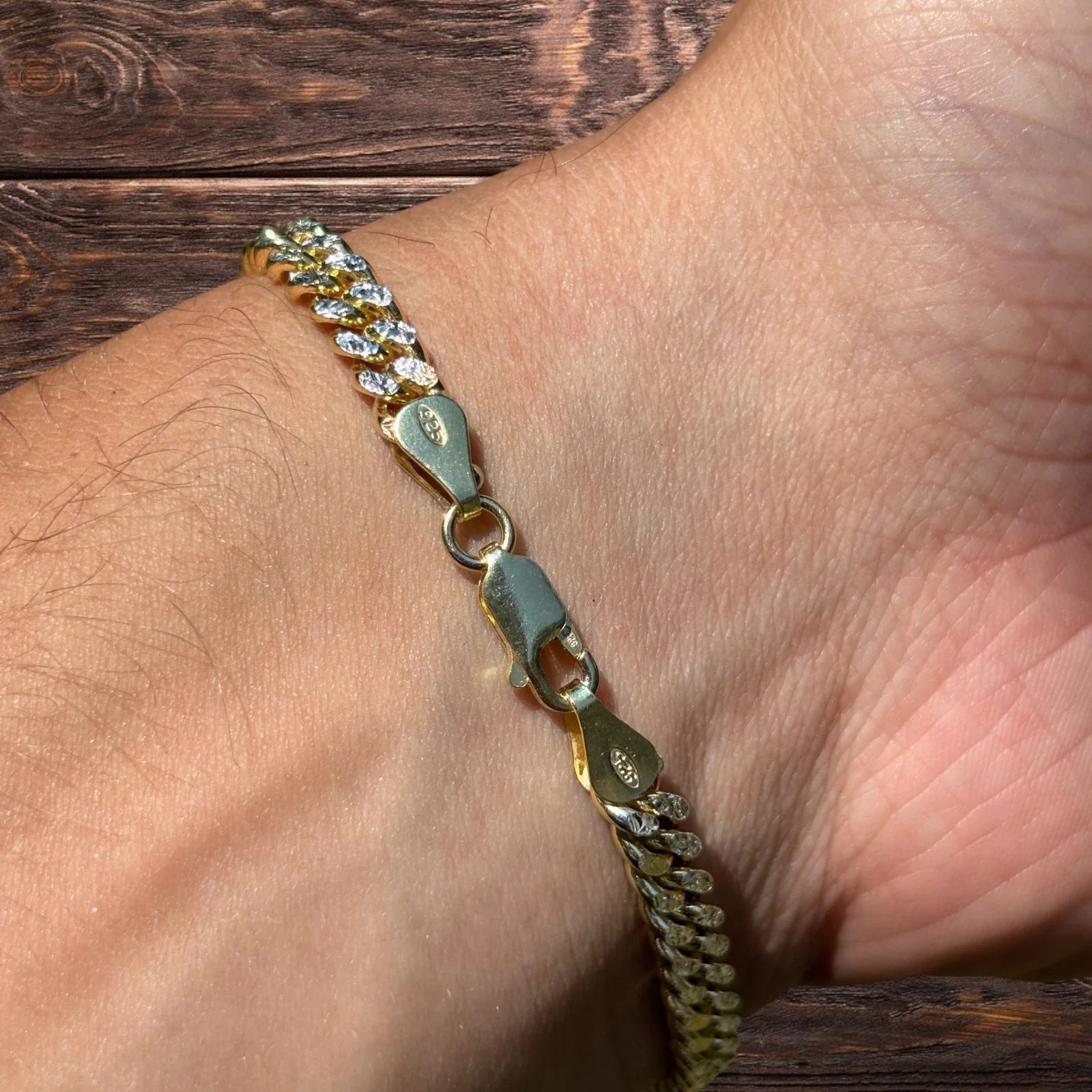 925 Sterling Silver 5mm Diamond Cut Miami Cuban Bracelet - Image 19