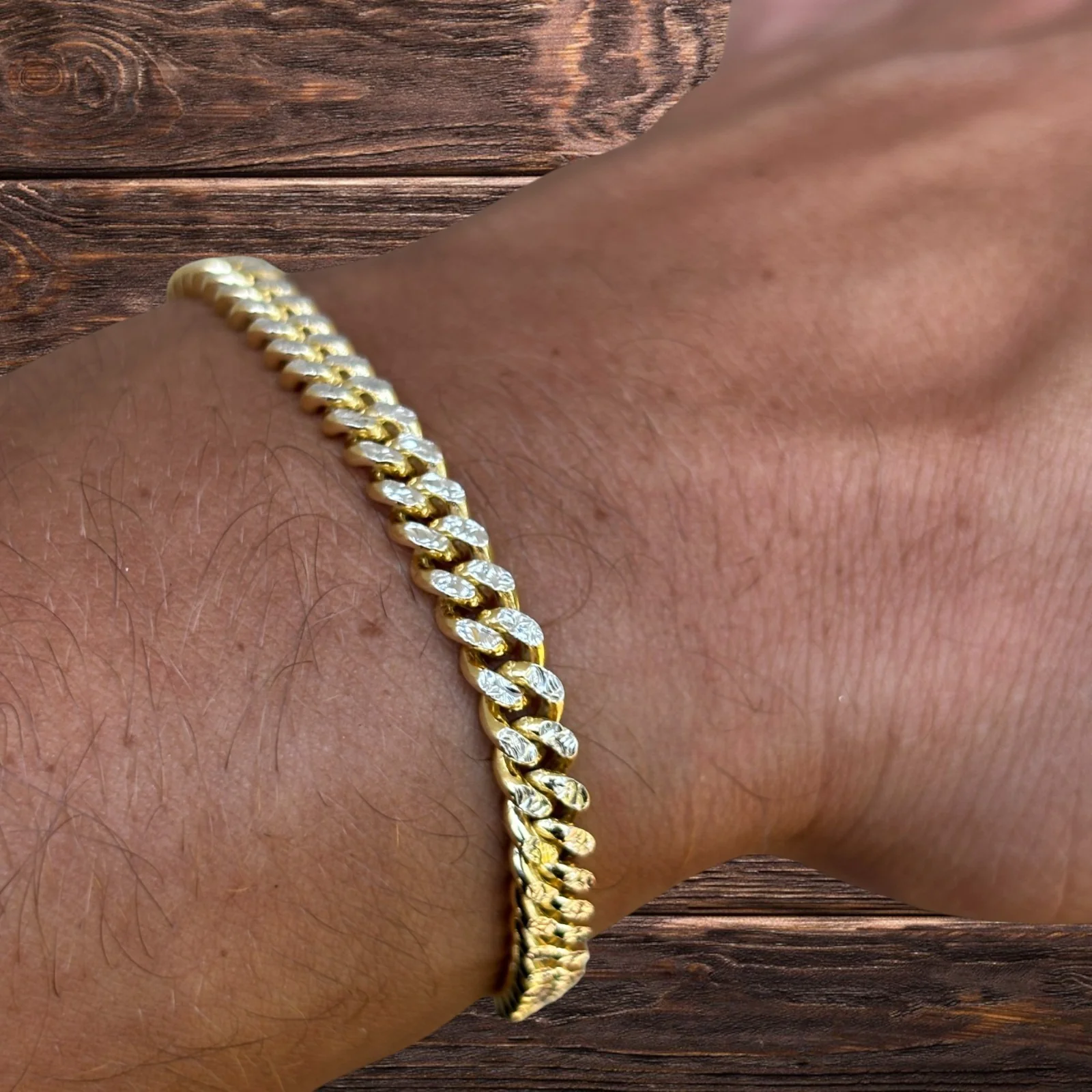 925 Sterling Silver 5mm Diamond Cut Miami Cuban Bracelet - Image 22