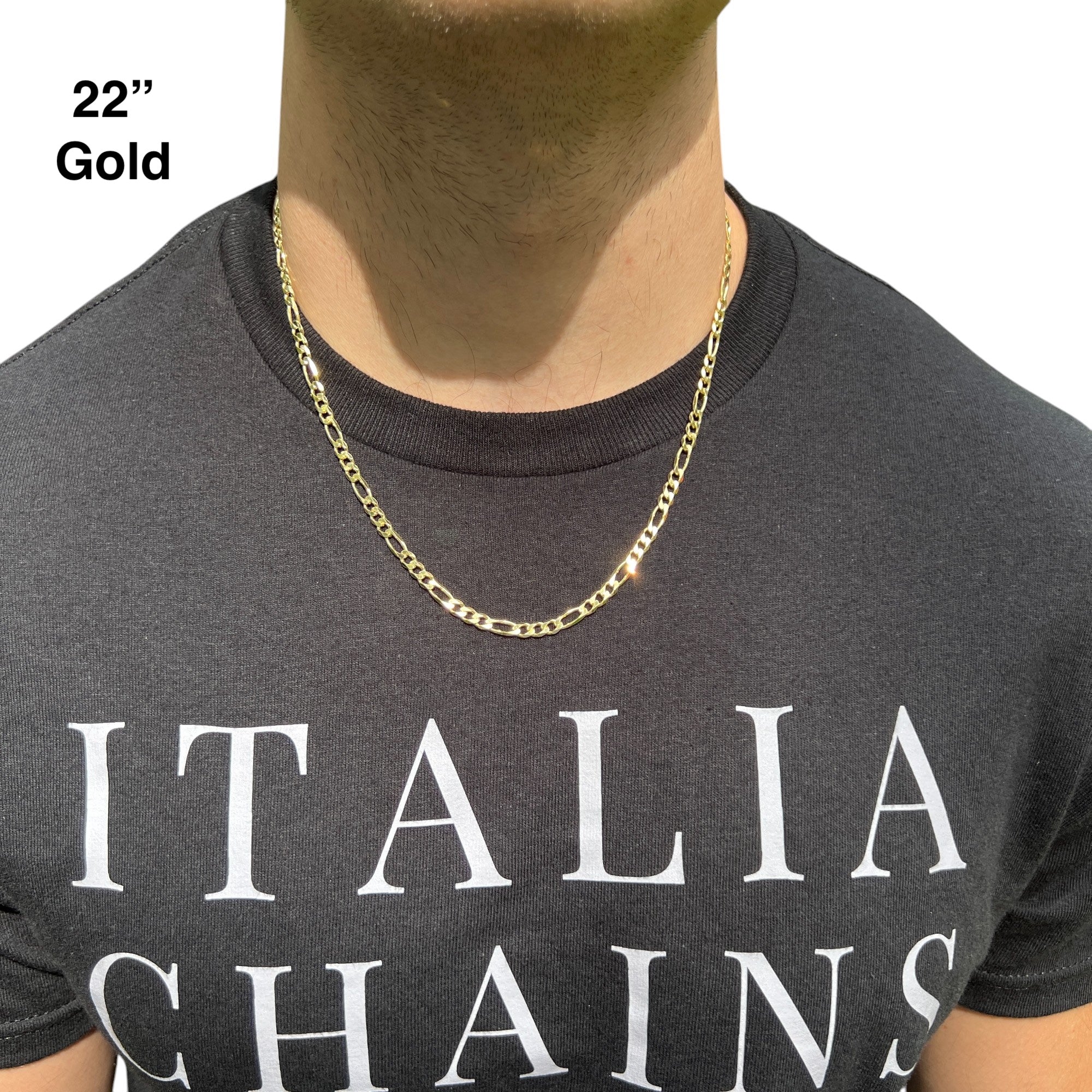 925 Sterling Silver 5mm Figaro Chain Necklace - Image 12