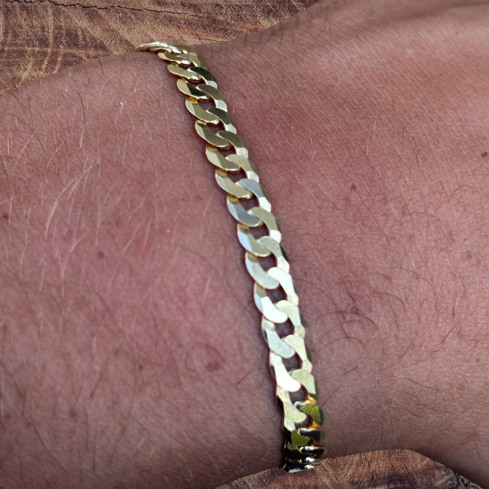 925 Sterling Silver 5mm Flat Curb Bracelet - Image 15