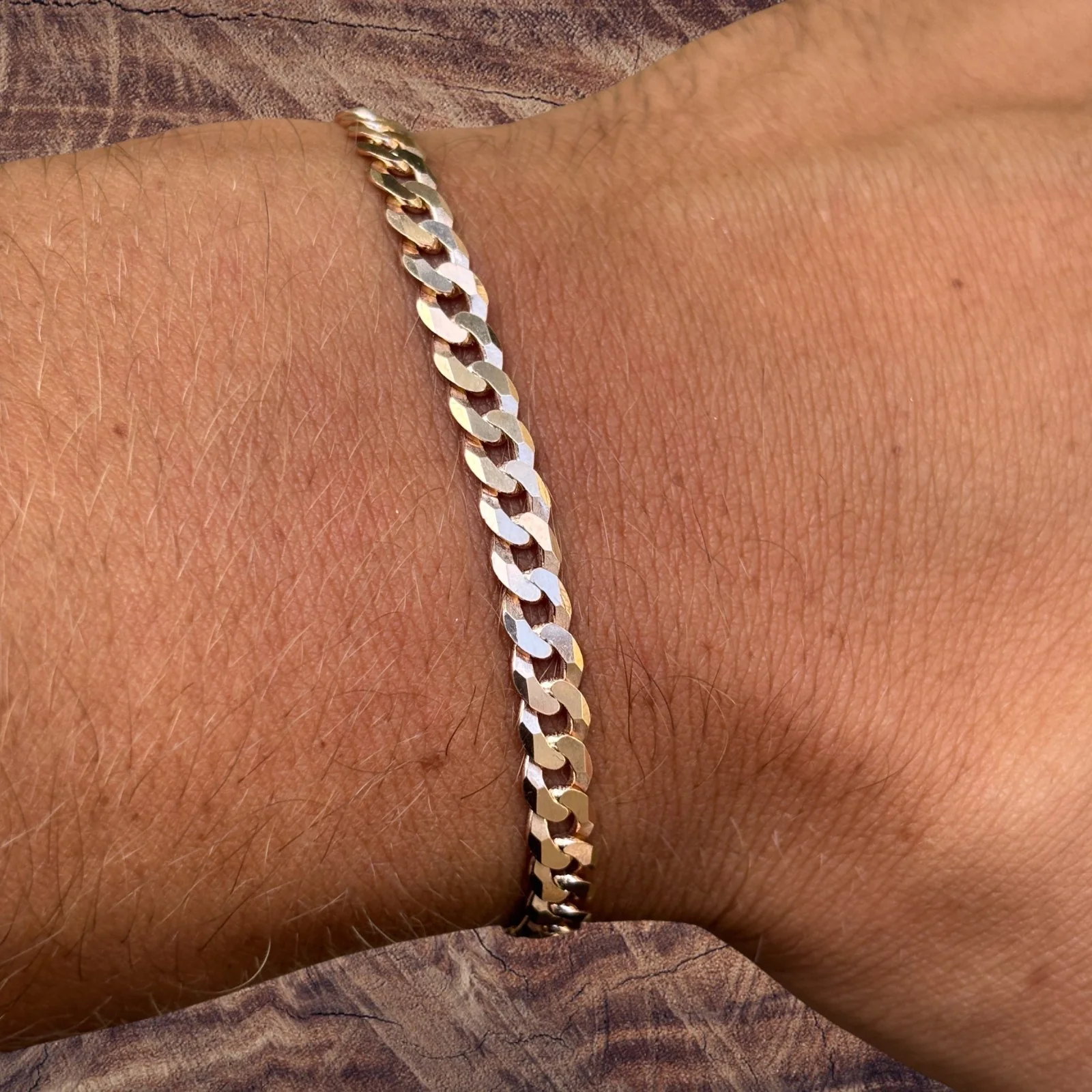 925 Sterling Silver 5mm Flat Curb Bracelet - Image 18