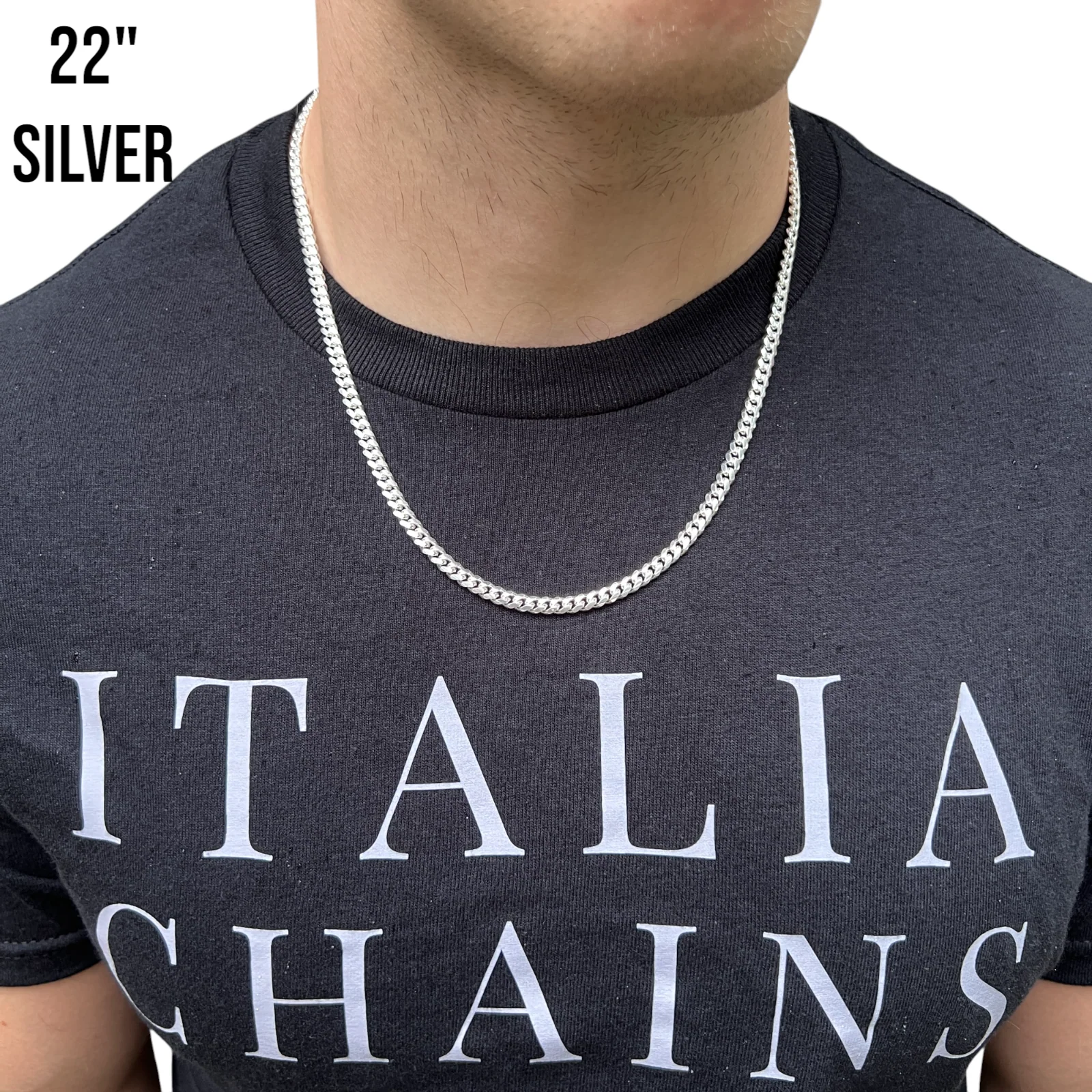 925 Sterling Silver 5mm Miami Cuban Chain Necklace - Image 15