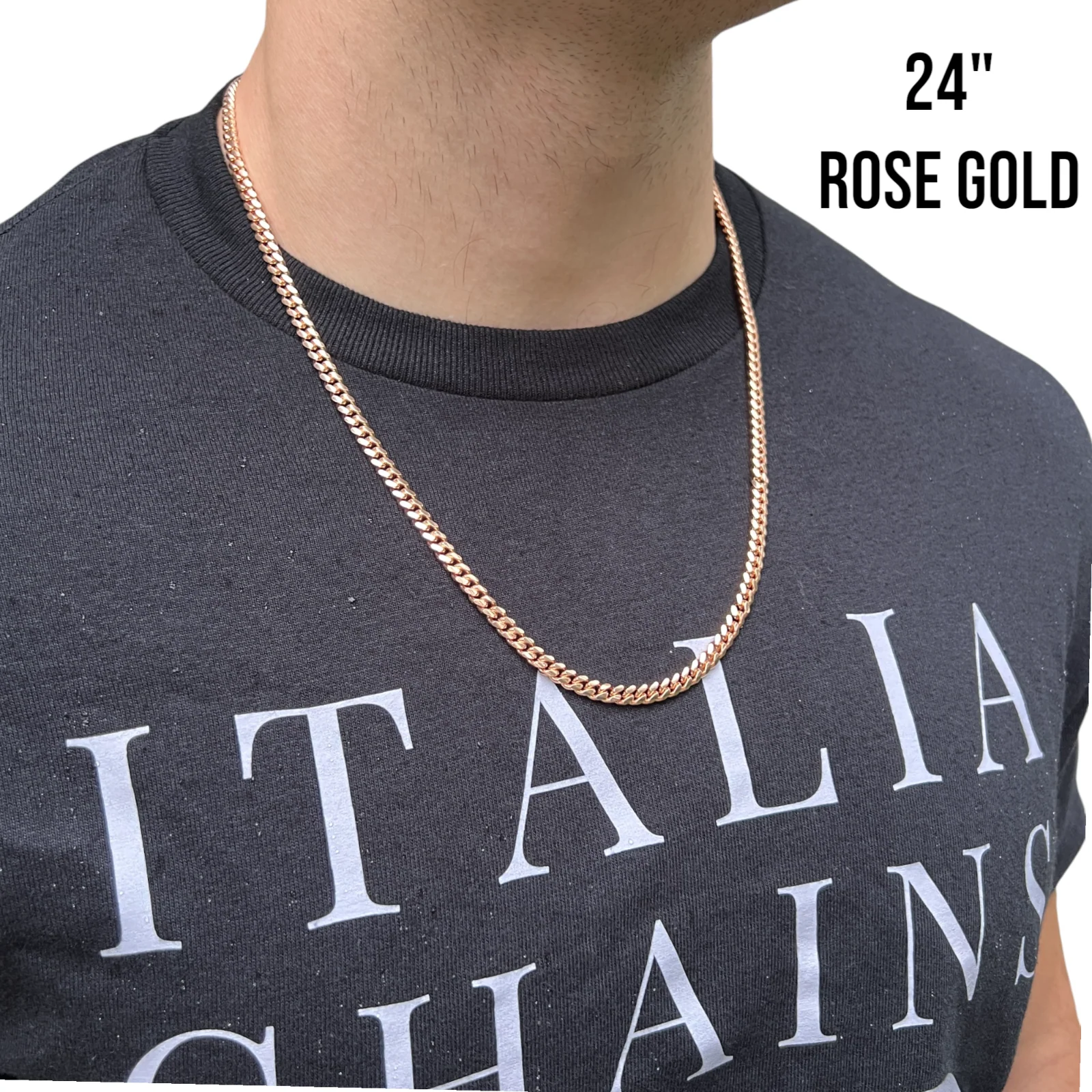 925 Sterling Silver 5mm Miami Cuban Chain Necklace - Image 16